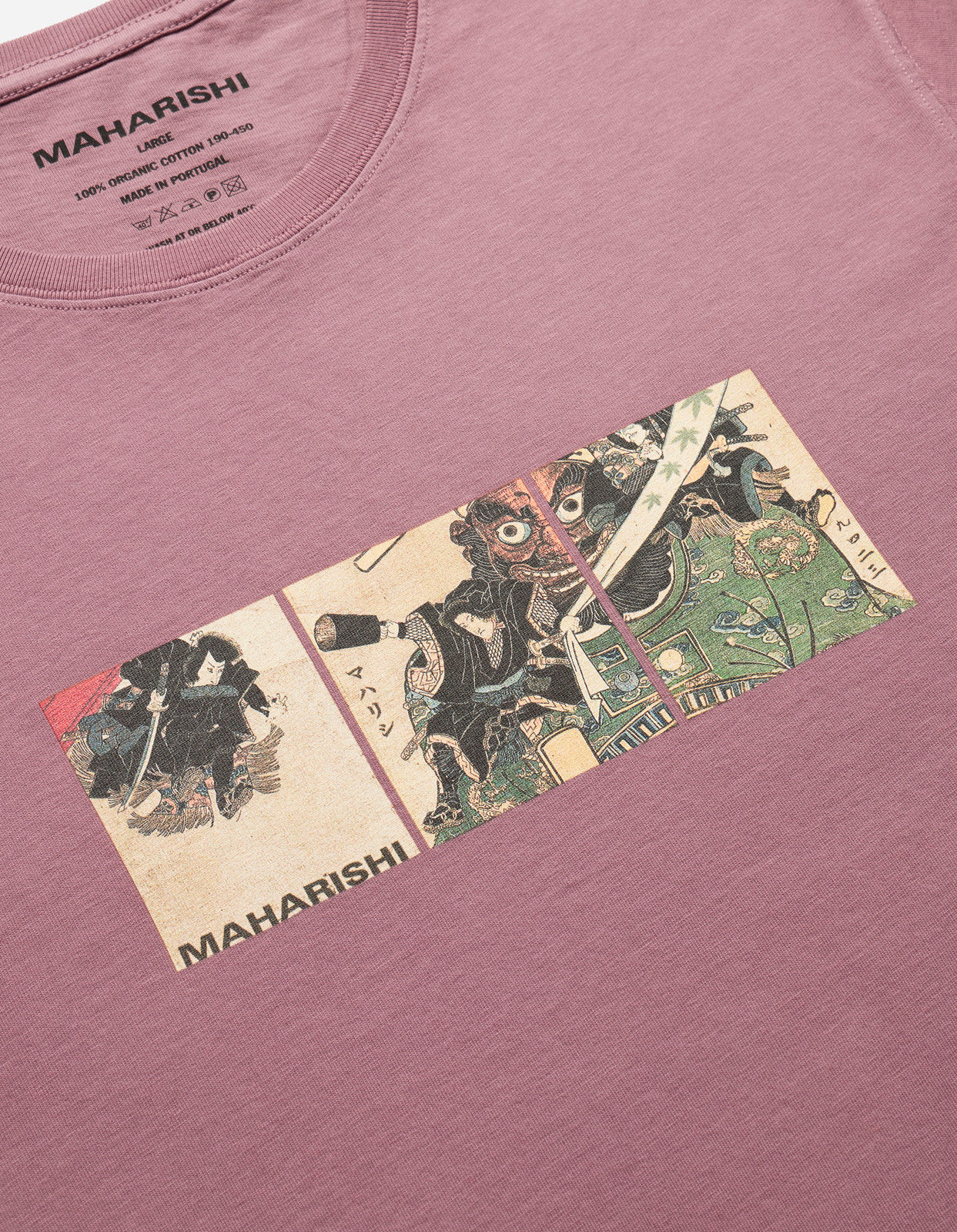1071 Kuroko Organic T-Shirt Murasaki Purple