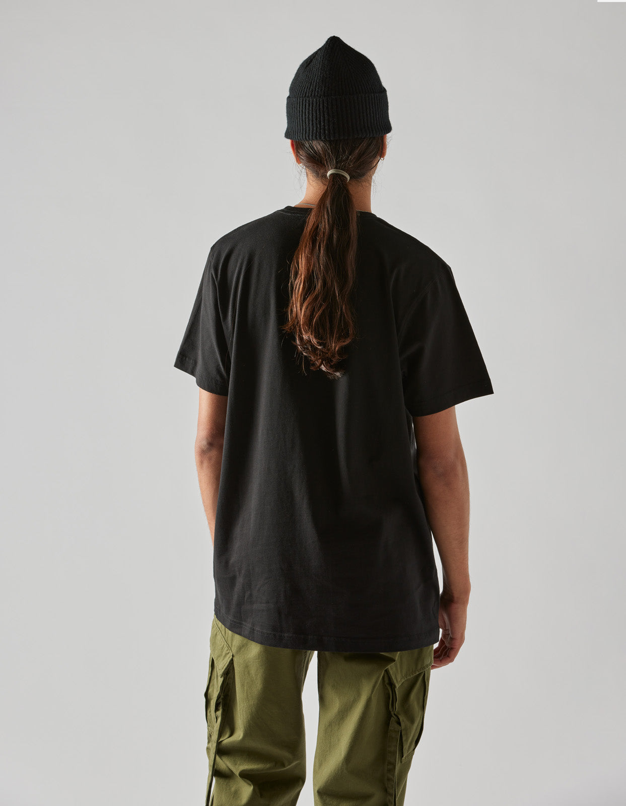 1072 Water Peace Crane T-Shirt Black
