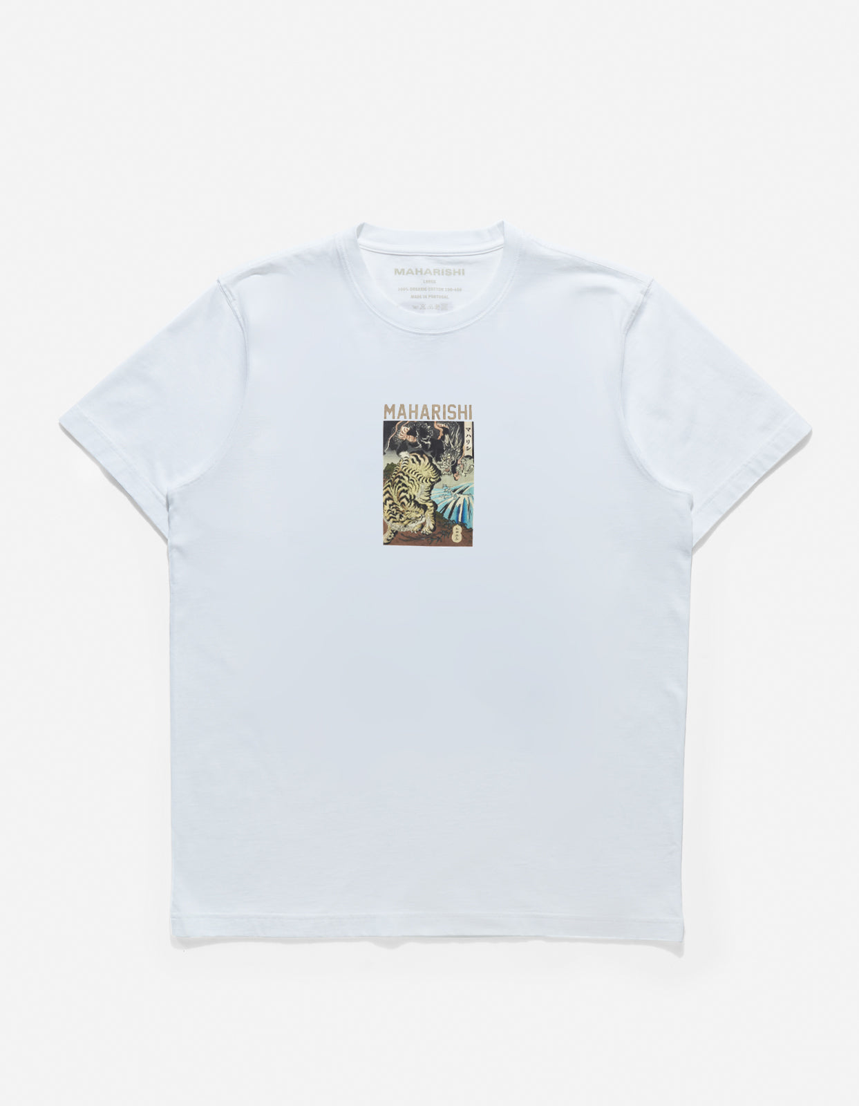 1078 Tiger vs. Dragon T-Shirt White