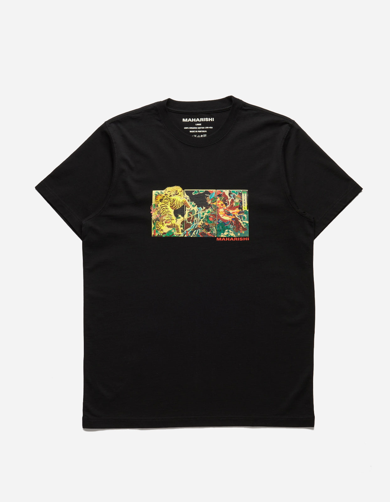 1079 Tiger vs. Samurai T-Shirt Black