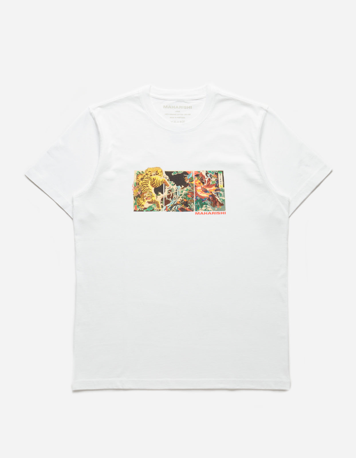 1079 Tiger vs. Samurai T-Shirt White
