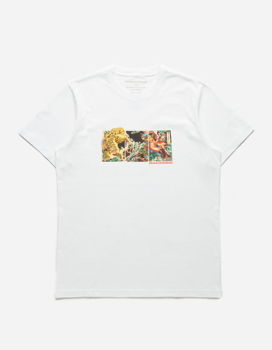 1079 Tiger vs. Samurai T-Shirt White