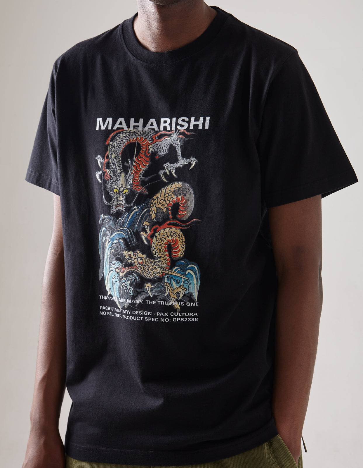 1080 Double Dragons Organic T-Shirt Black