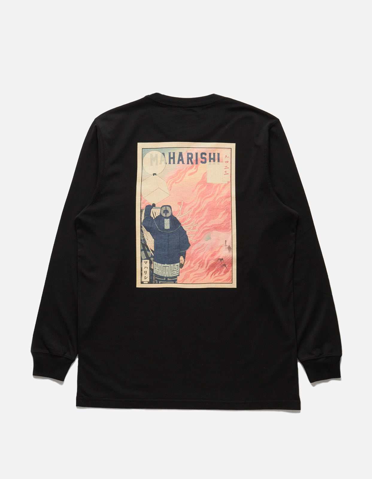 1083 Hikeshi Organic L/S T-Shirt Black