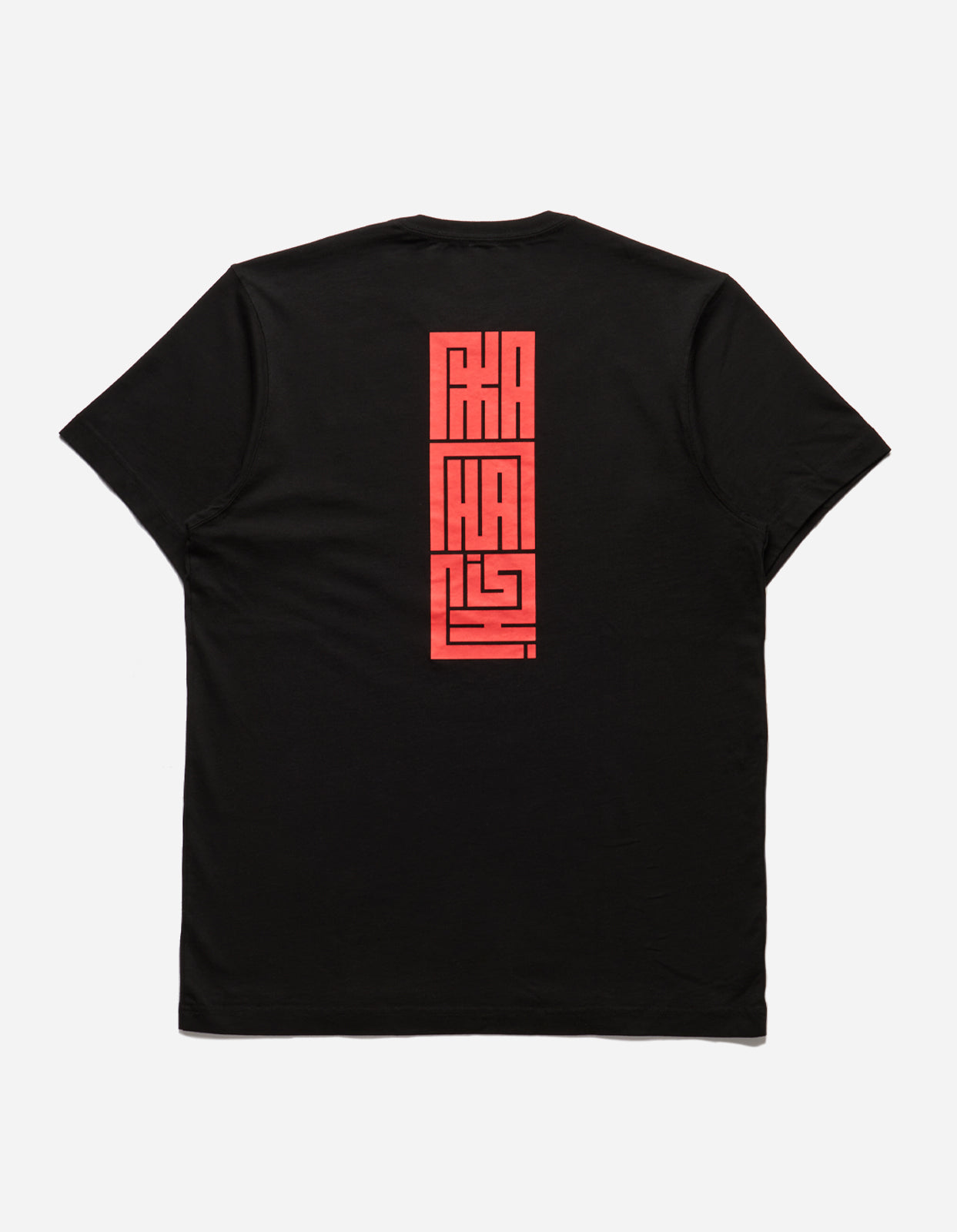 1085 Hanko Organic Printed T-Shirt Black