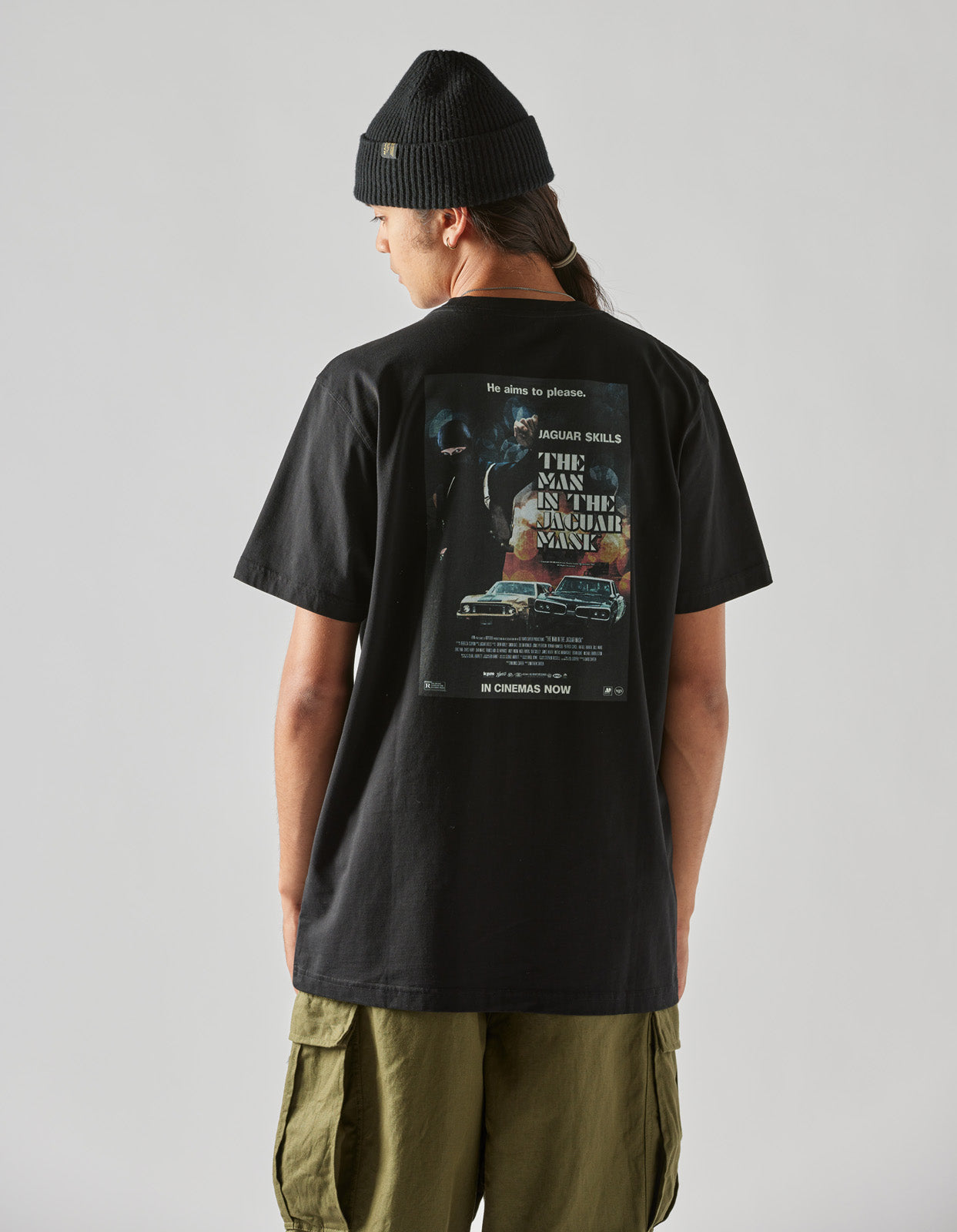1105 The Man in the Mask T-Shirt Black