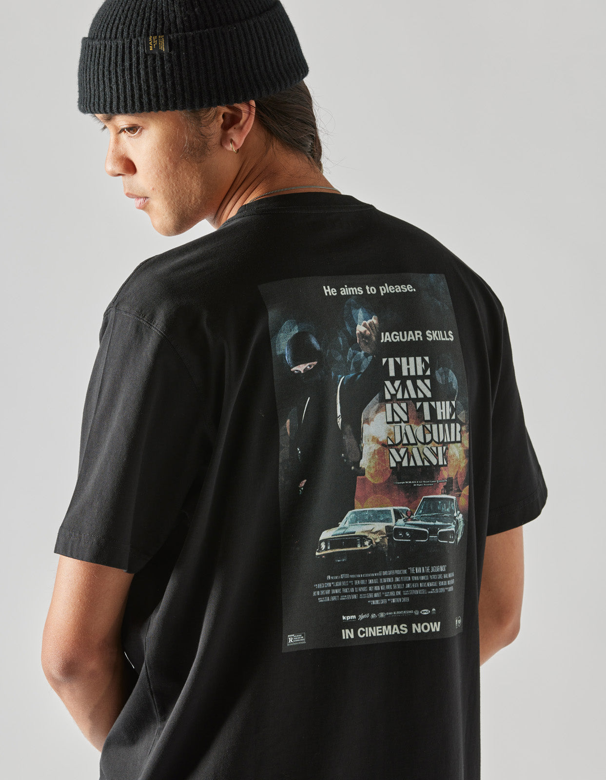 1105 The Man in the Mask T-Shirt Black