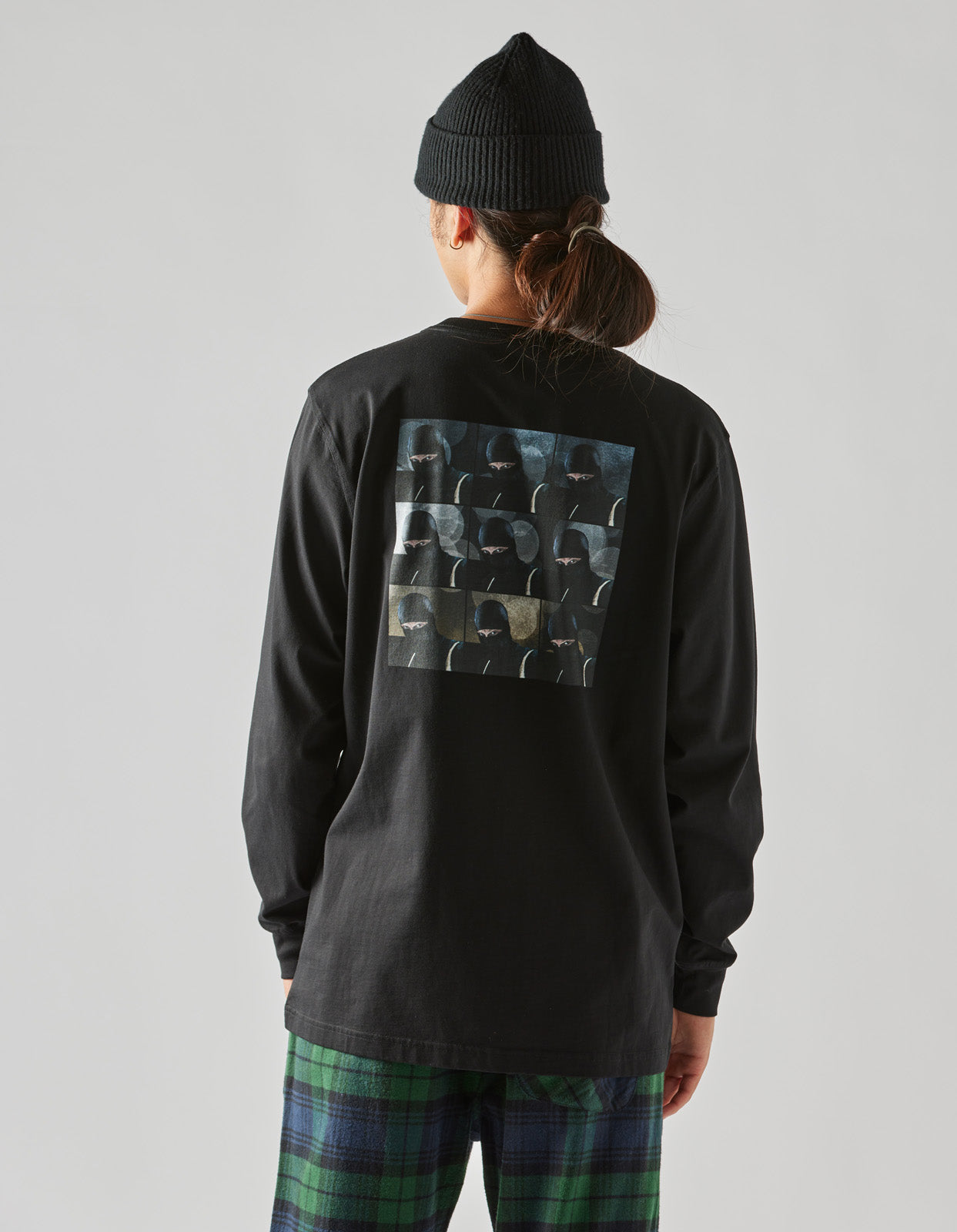 1106 The Jaguar Mask L/S T-Shirt Black