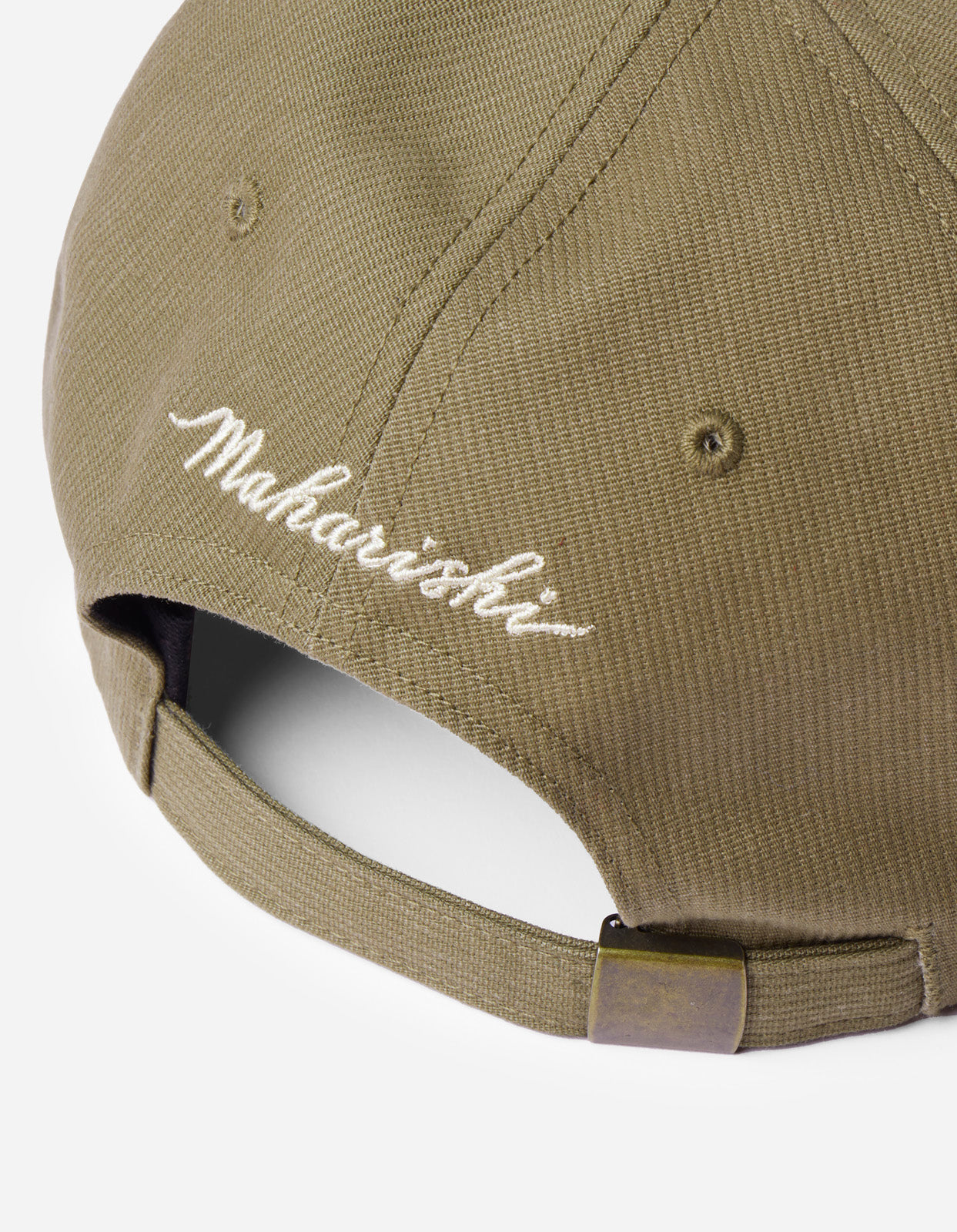1107 Peace Crane 6 Panel Cap Olive