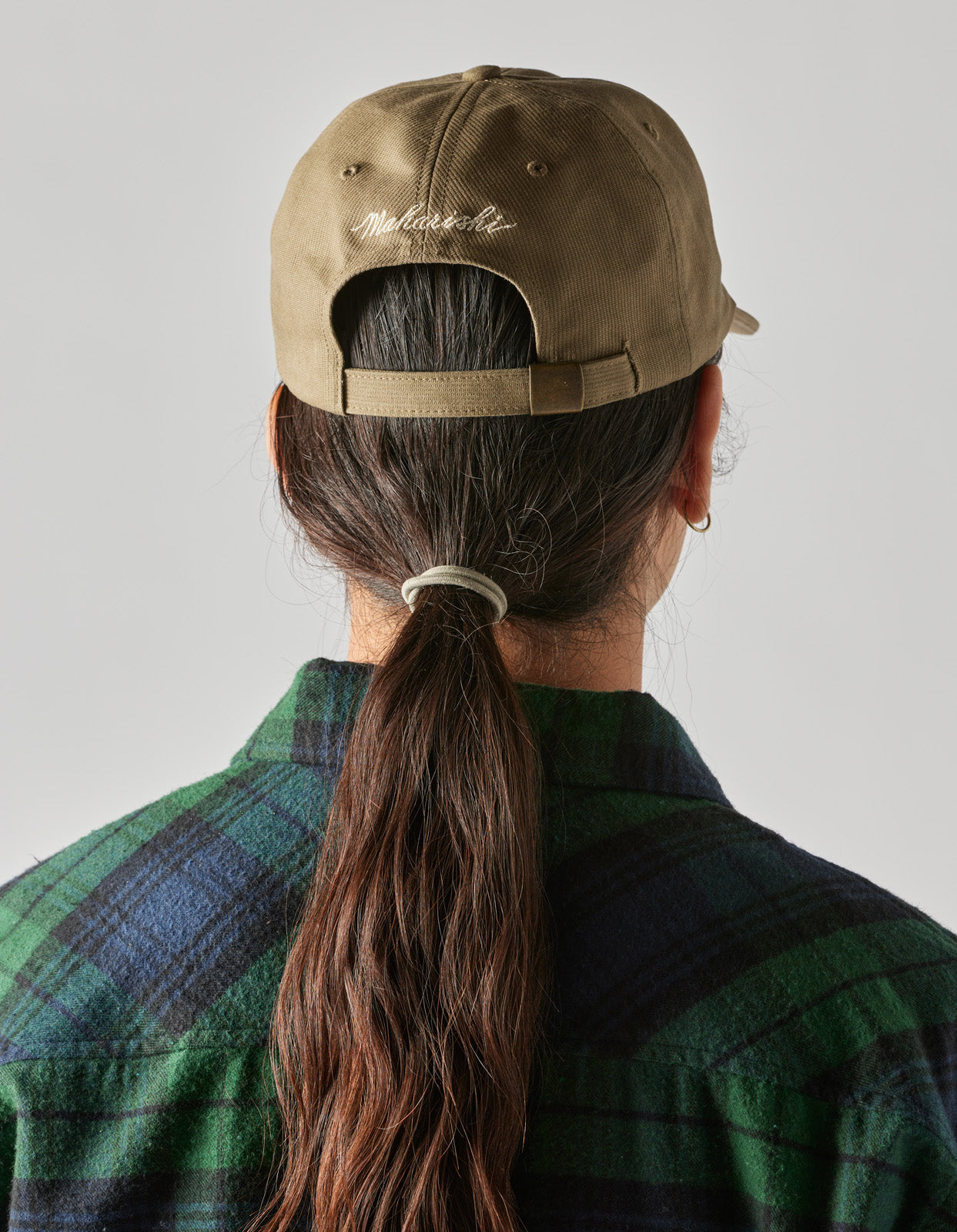 1107 Peace Crane 6 Panel Cap Olive