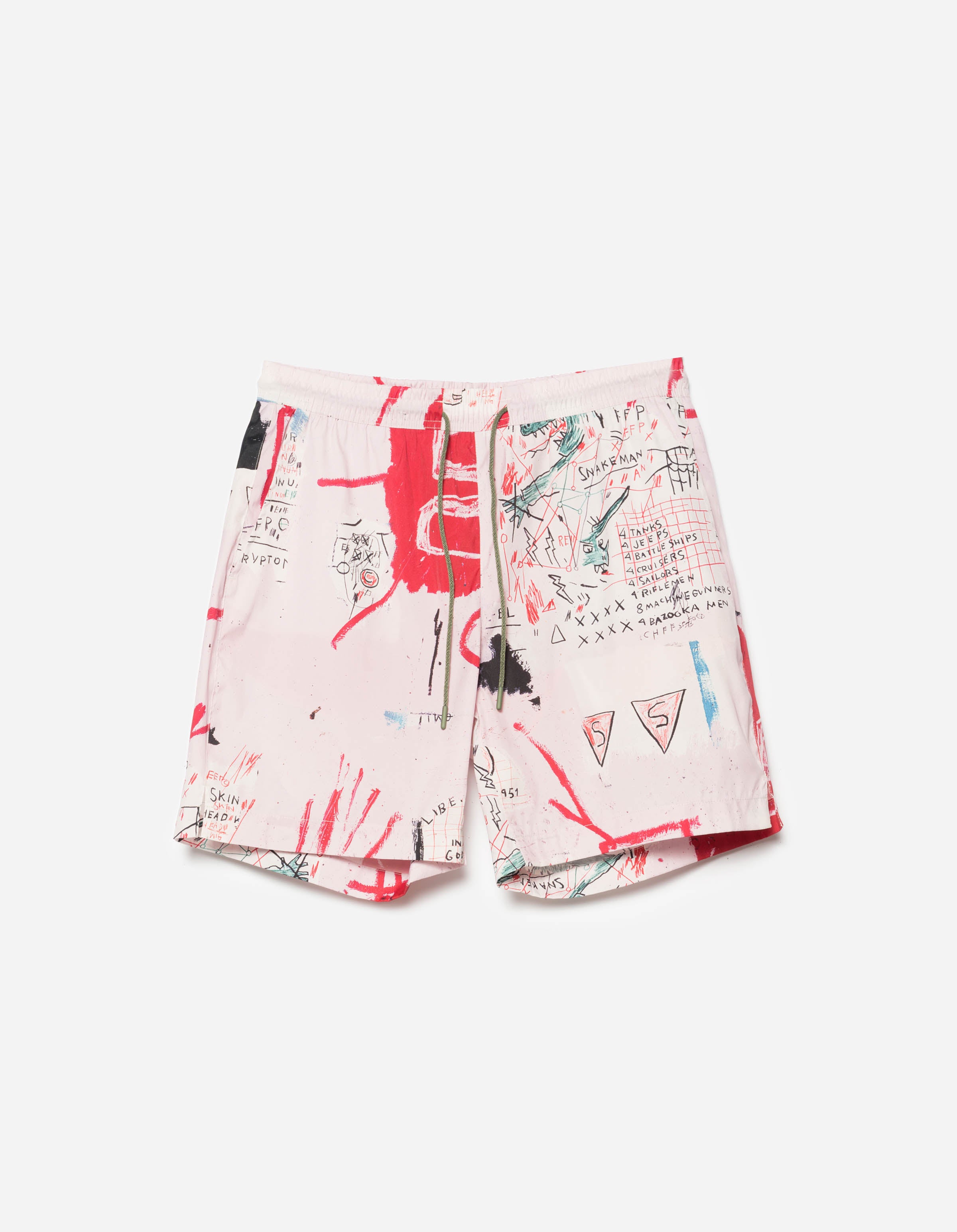1483 Basquiat Year of the Snakeman Swim Shorts Pink – Maharishi