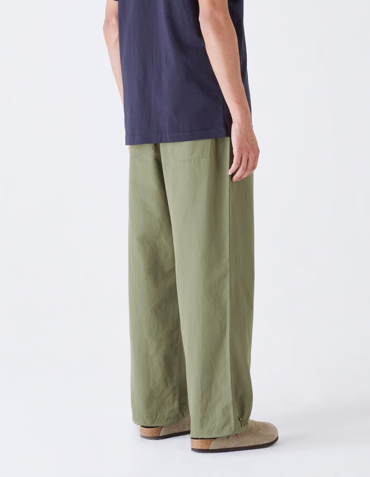 4206 Loose Utility Pants Olive OG-107F