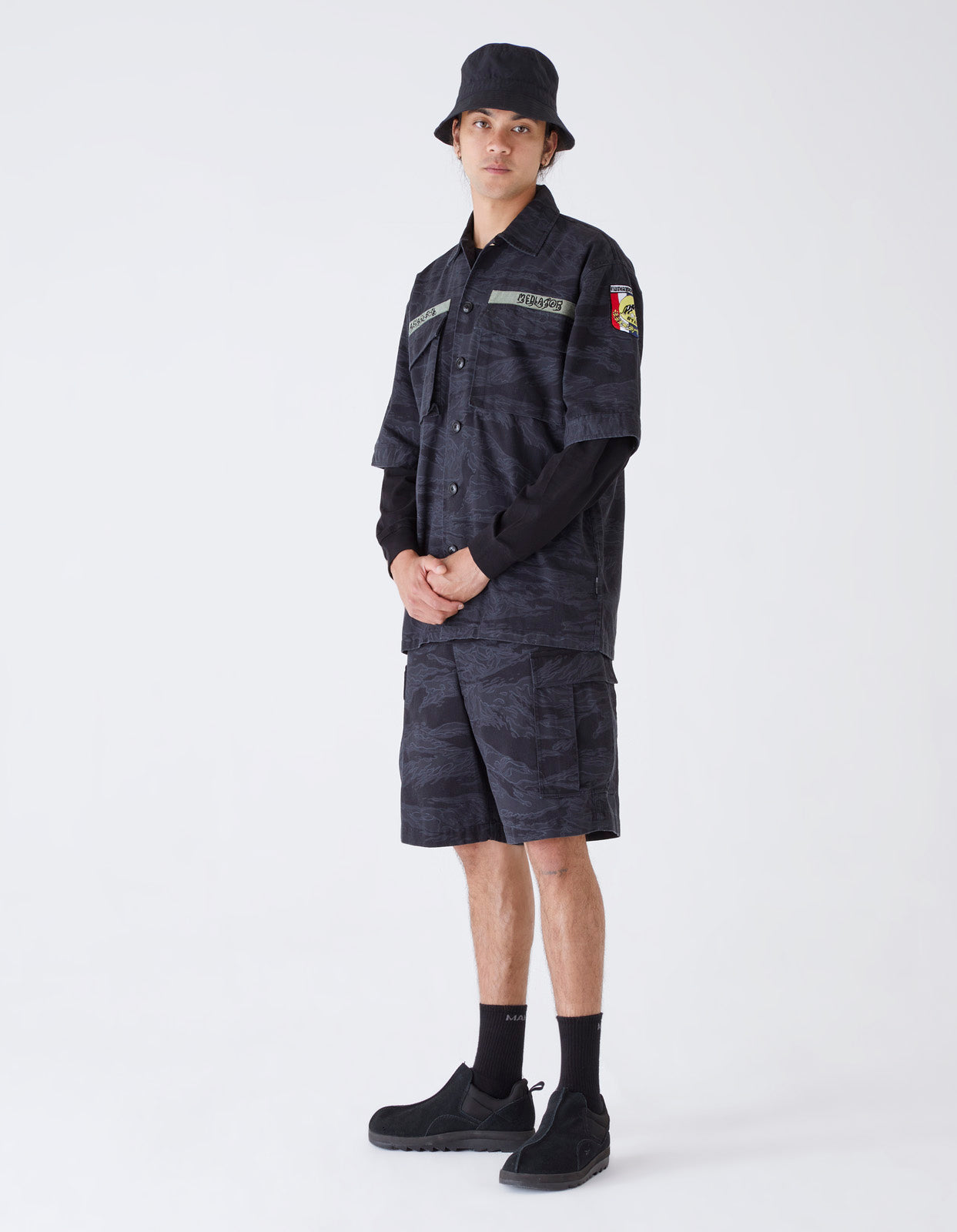 4290 Tigerstripe Advisor's Overshirt Subdued Night