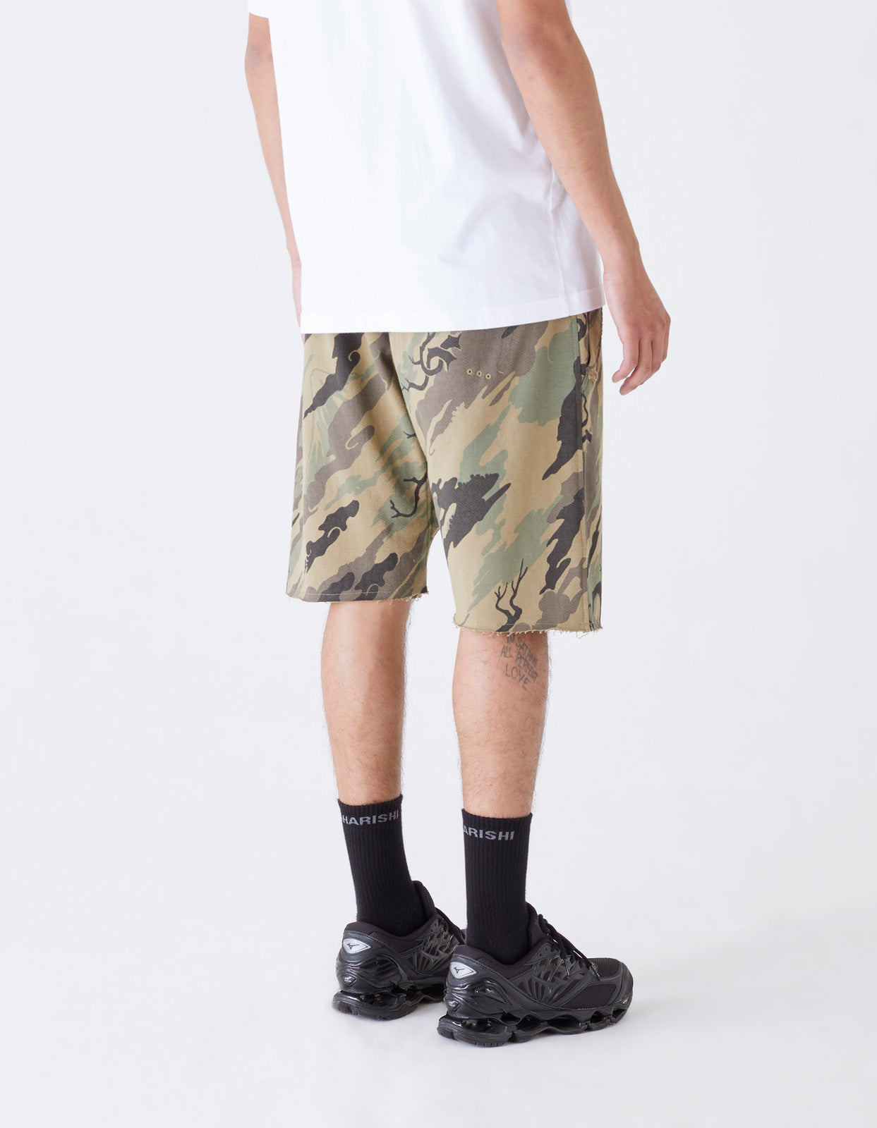 4321 DPM: Bonsai Forest Organic Camo Sweat Shorts