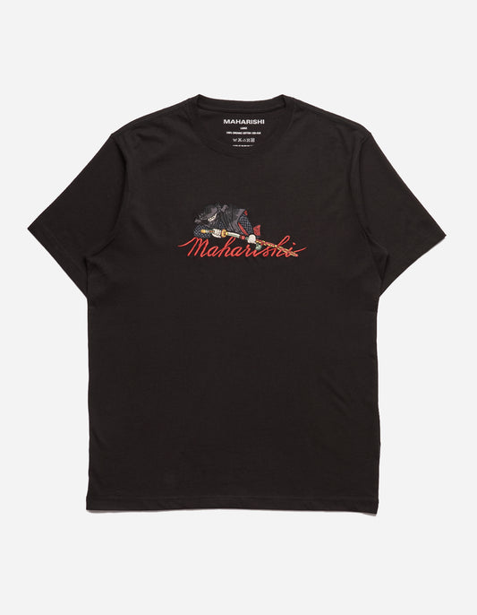 4501 Ninjutsu Embroidered T-Shirt Black