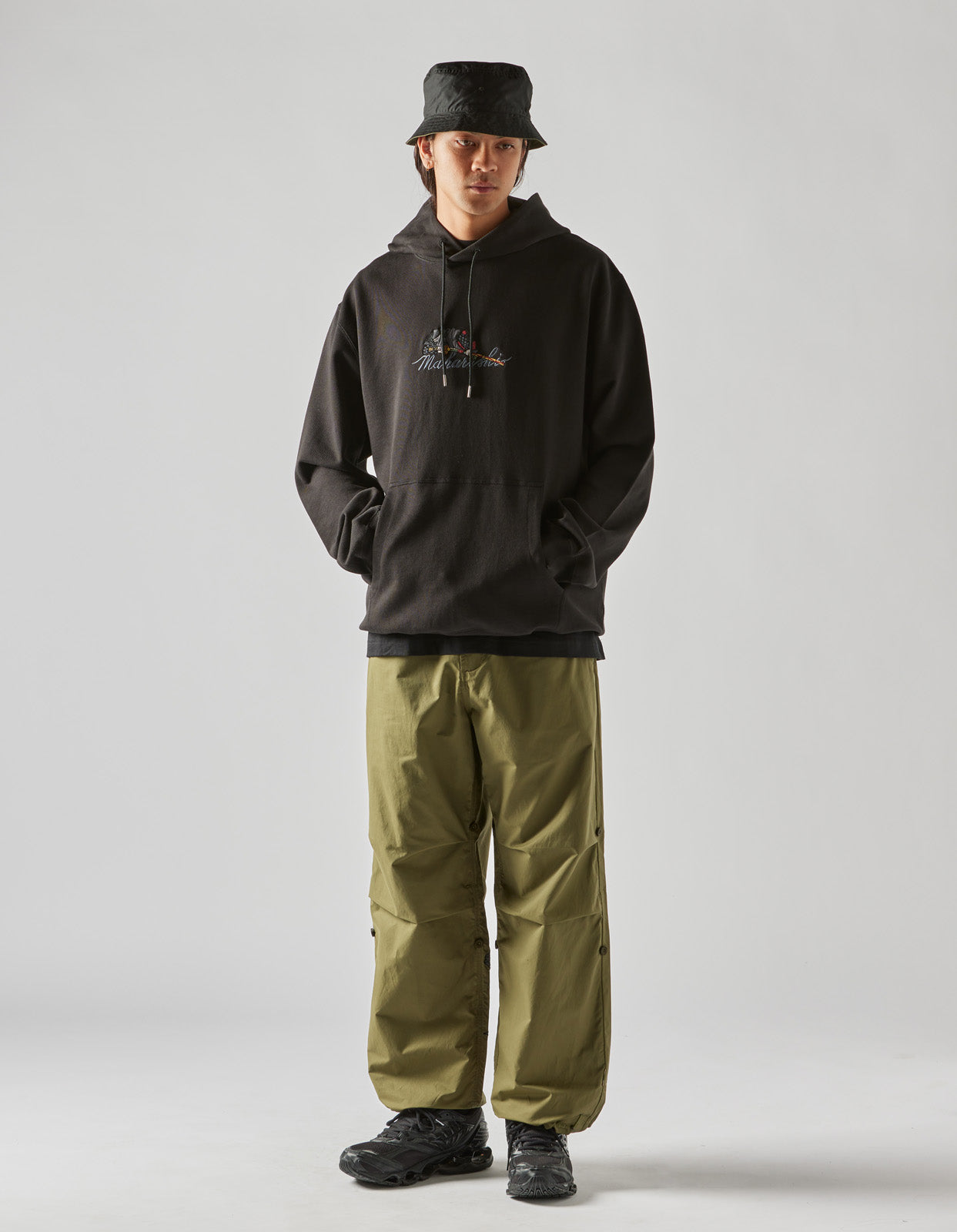 4502 Invisible Warrior Hooded Sweat Black