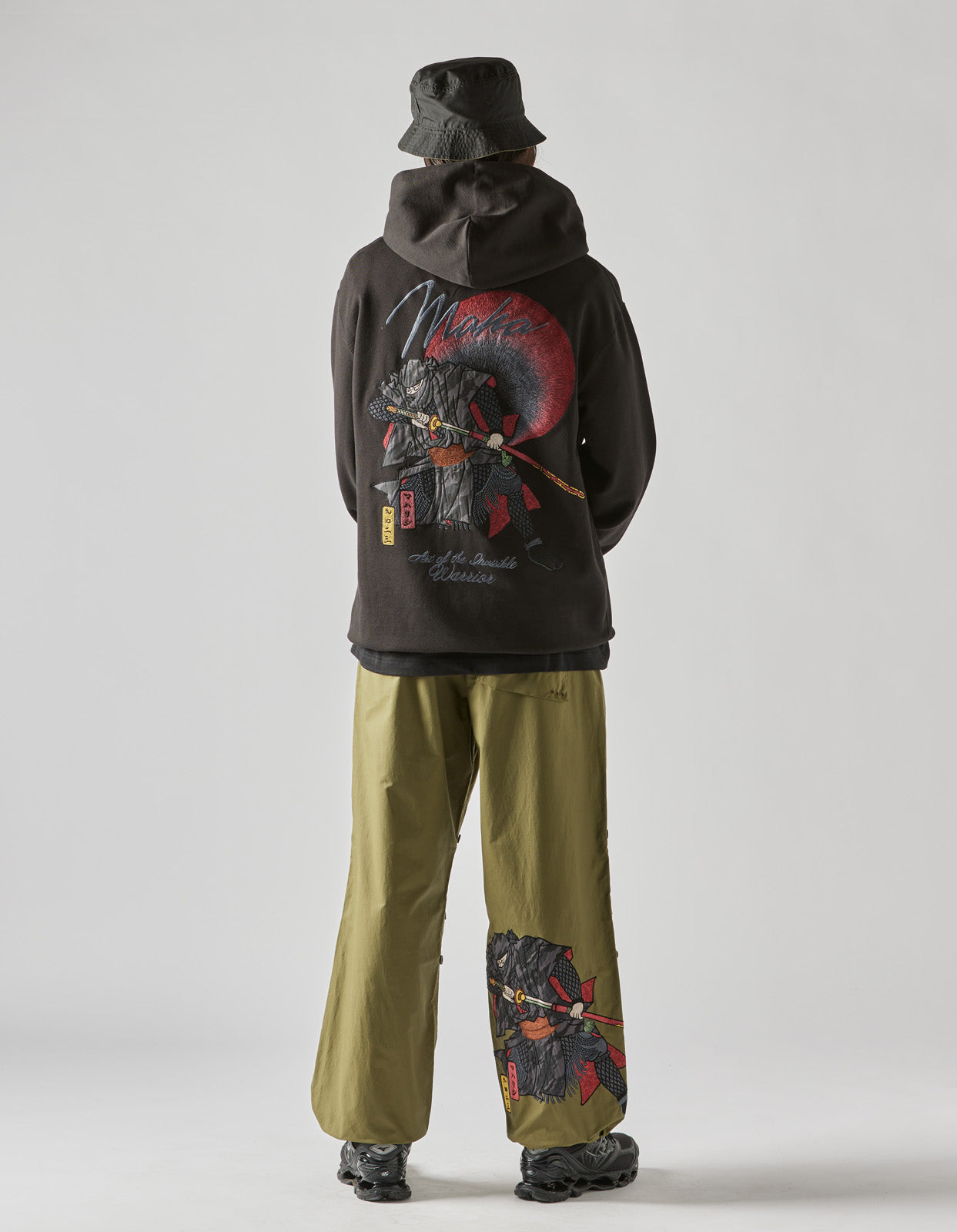 4502 Invisible Warrior Hooded Sweat Black