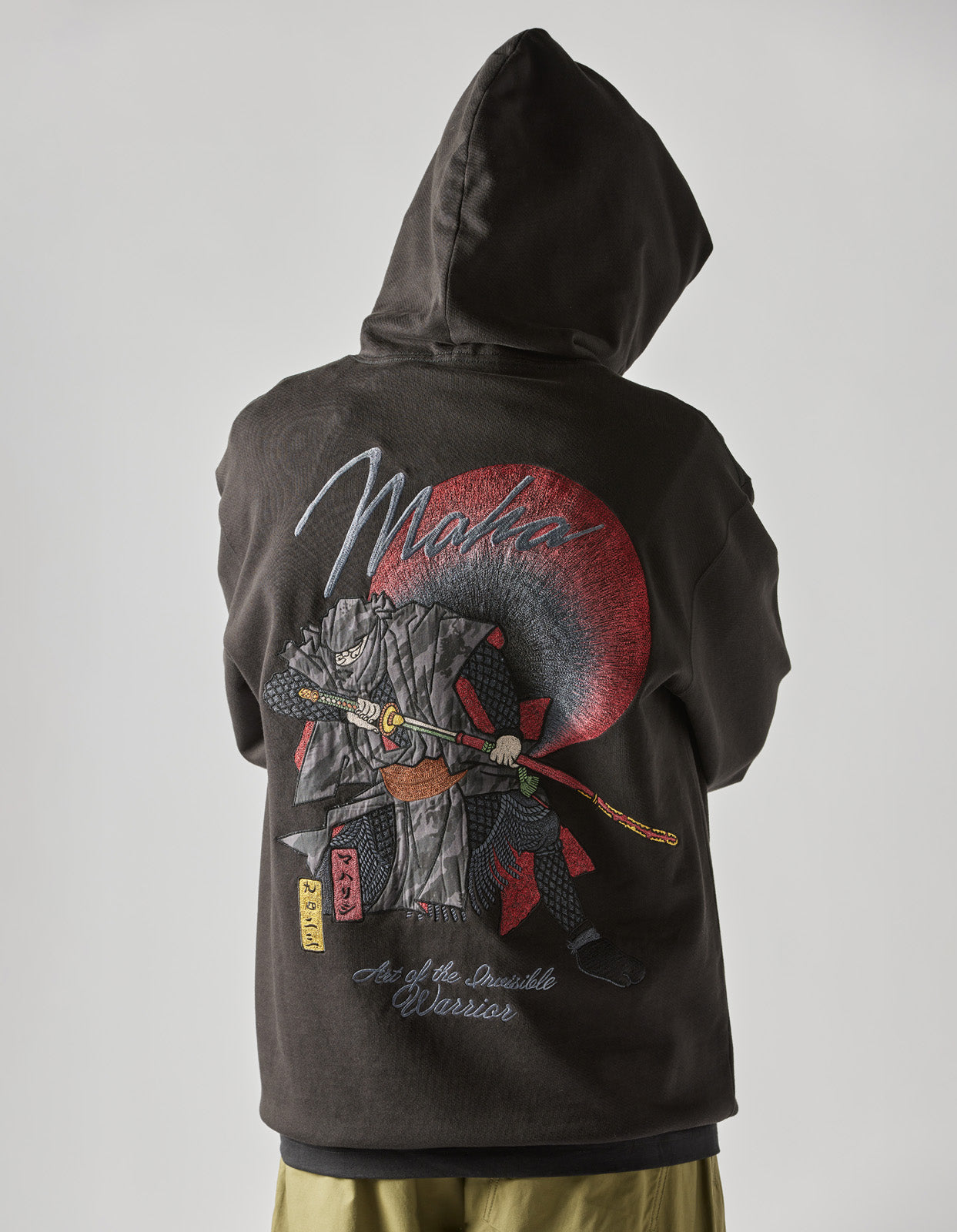 4502 Invisible Warrior Hooded Sweat Black