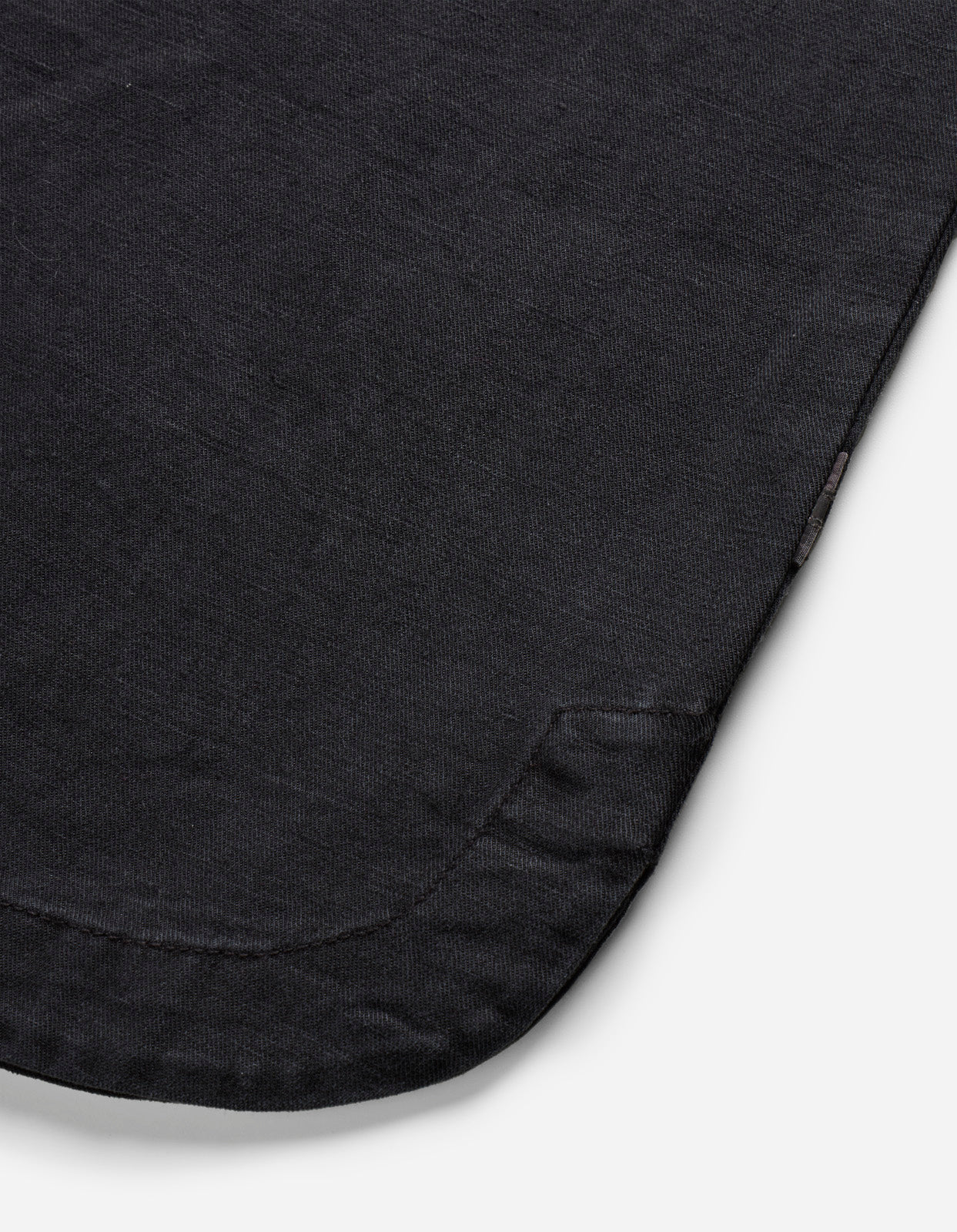 4512 Asym Monk Shirt Black