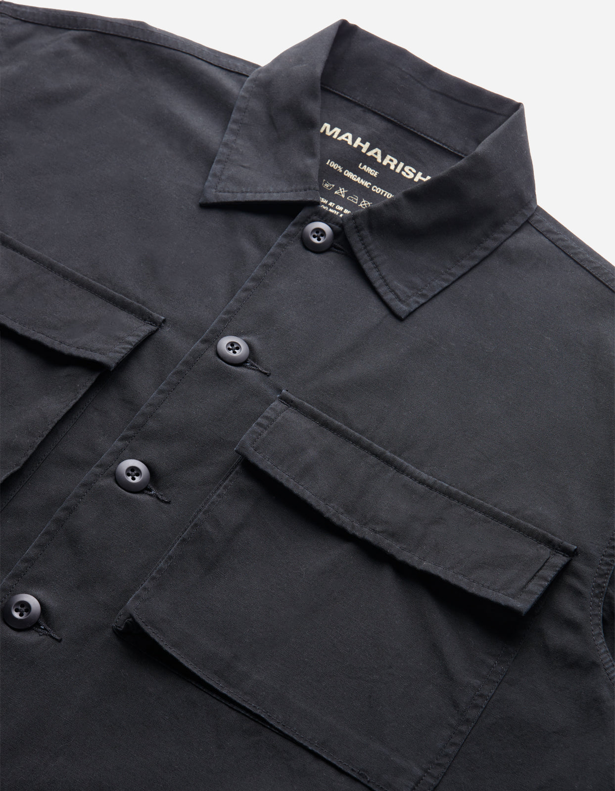 4513 Advisor's Overshirt Black BLK-108F