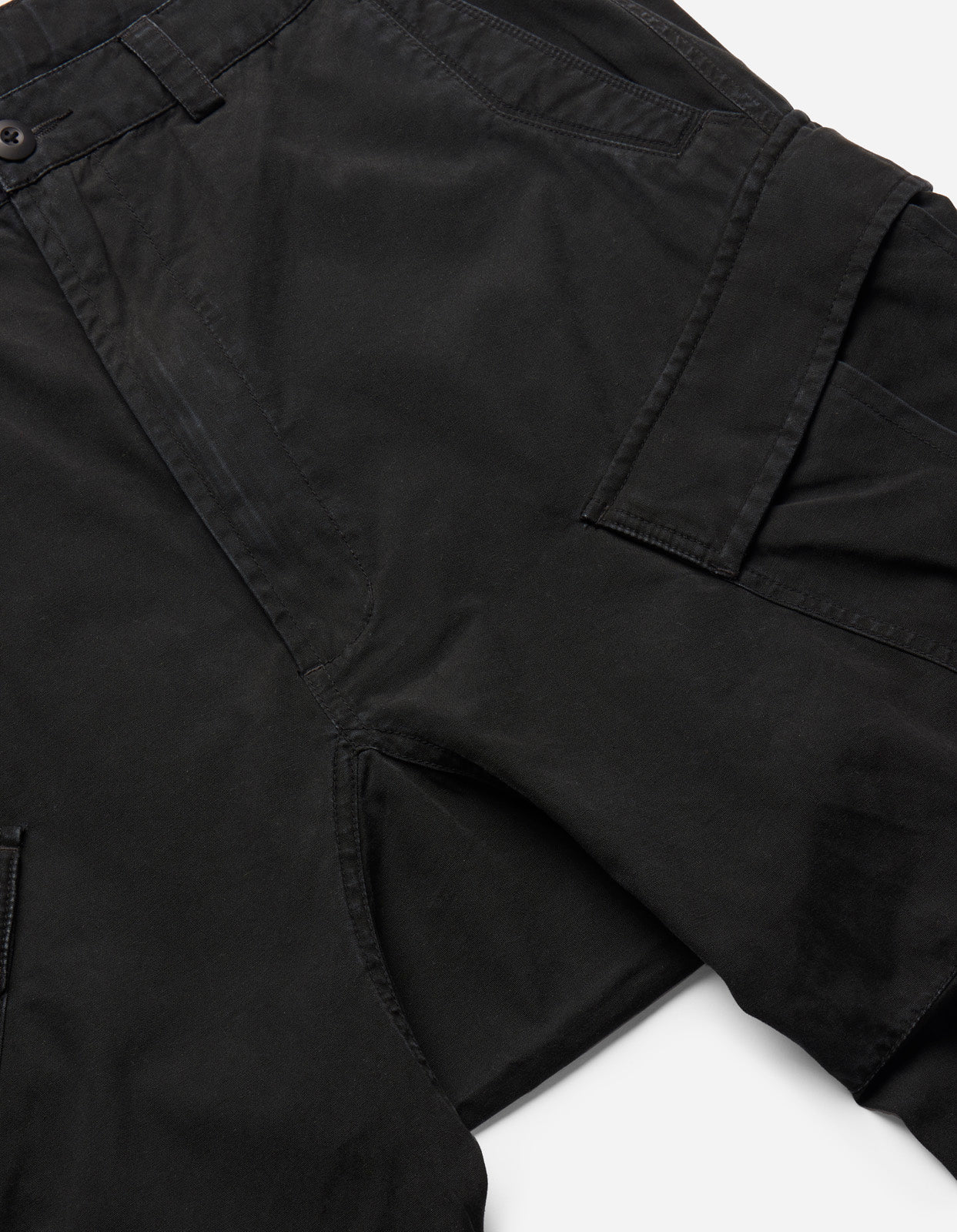 4515 Low Cargo Pants Black BLK-108F