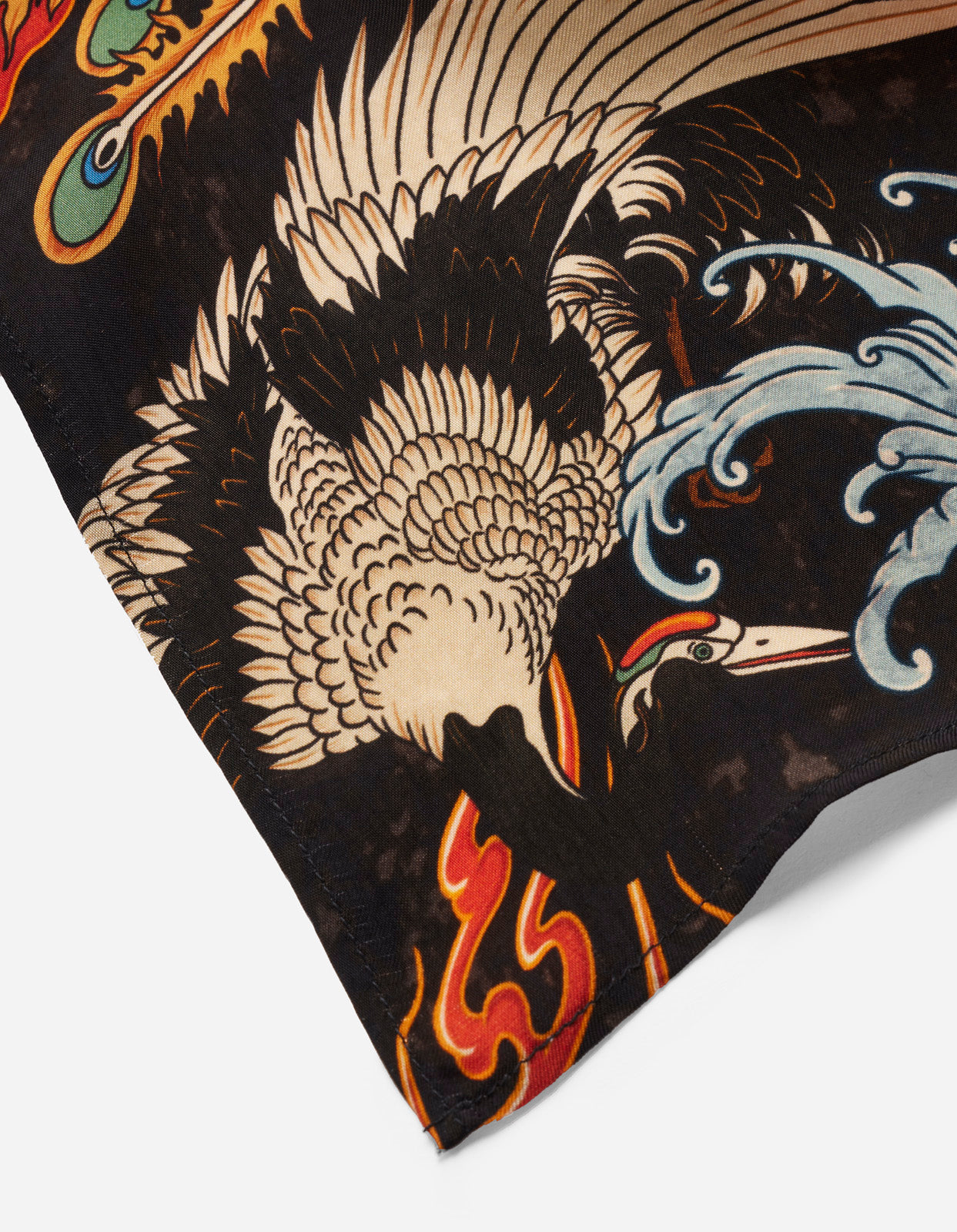 4530 Peace Cranes Bandana Black