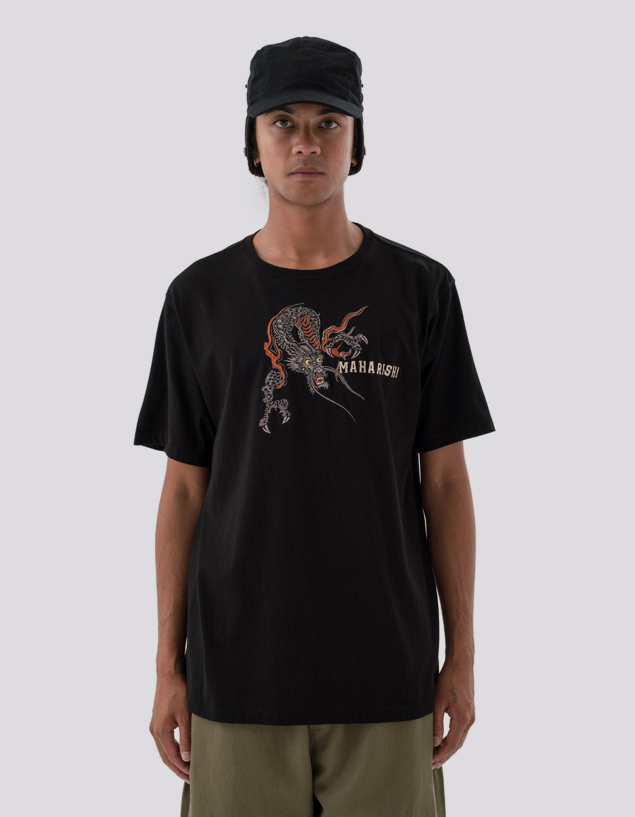 4541 Sue-Ryu Dragon Organic T-Shirt Black