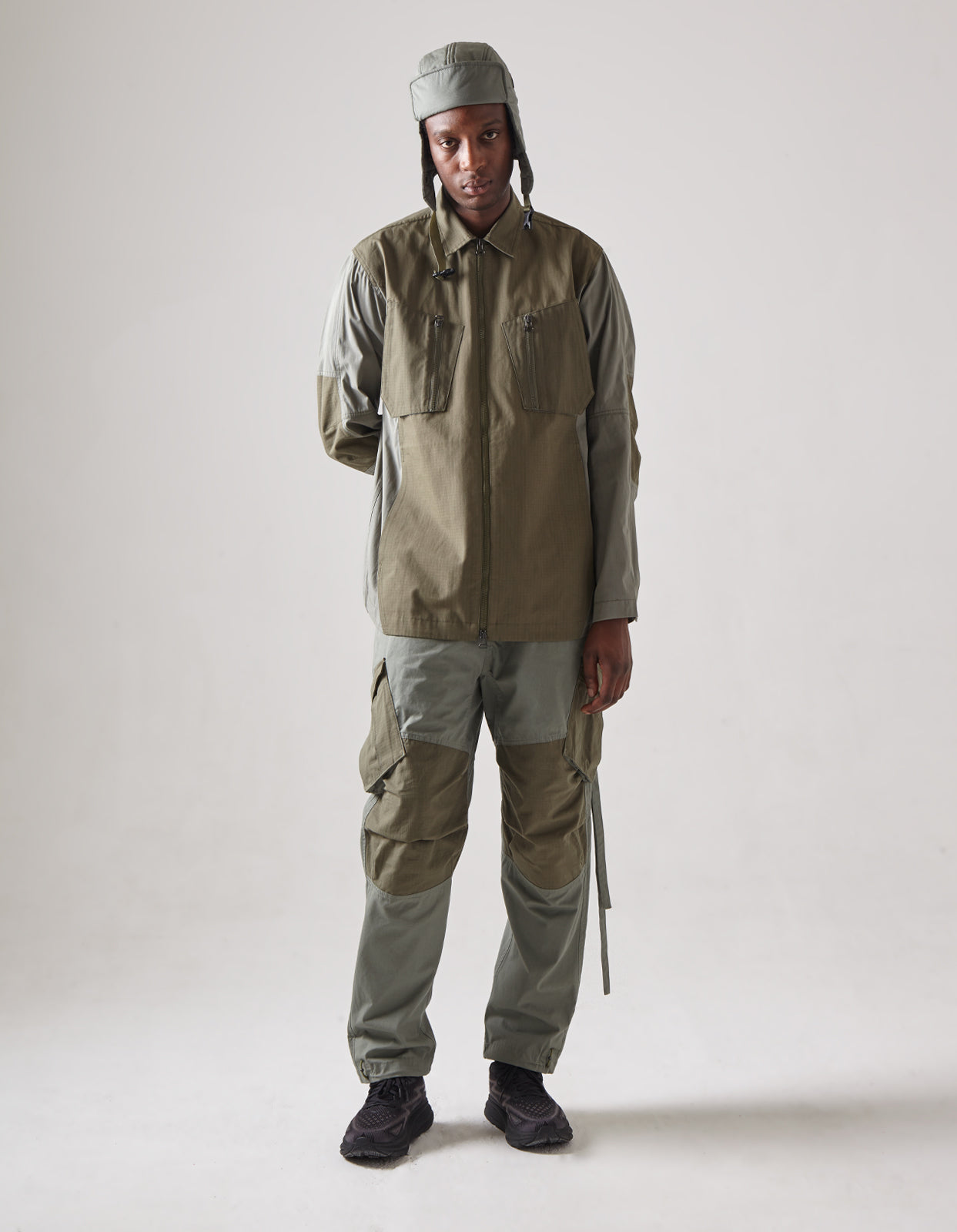 4593 Cordura® Padded Aviator Hat Sage