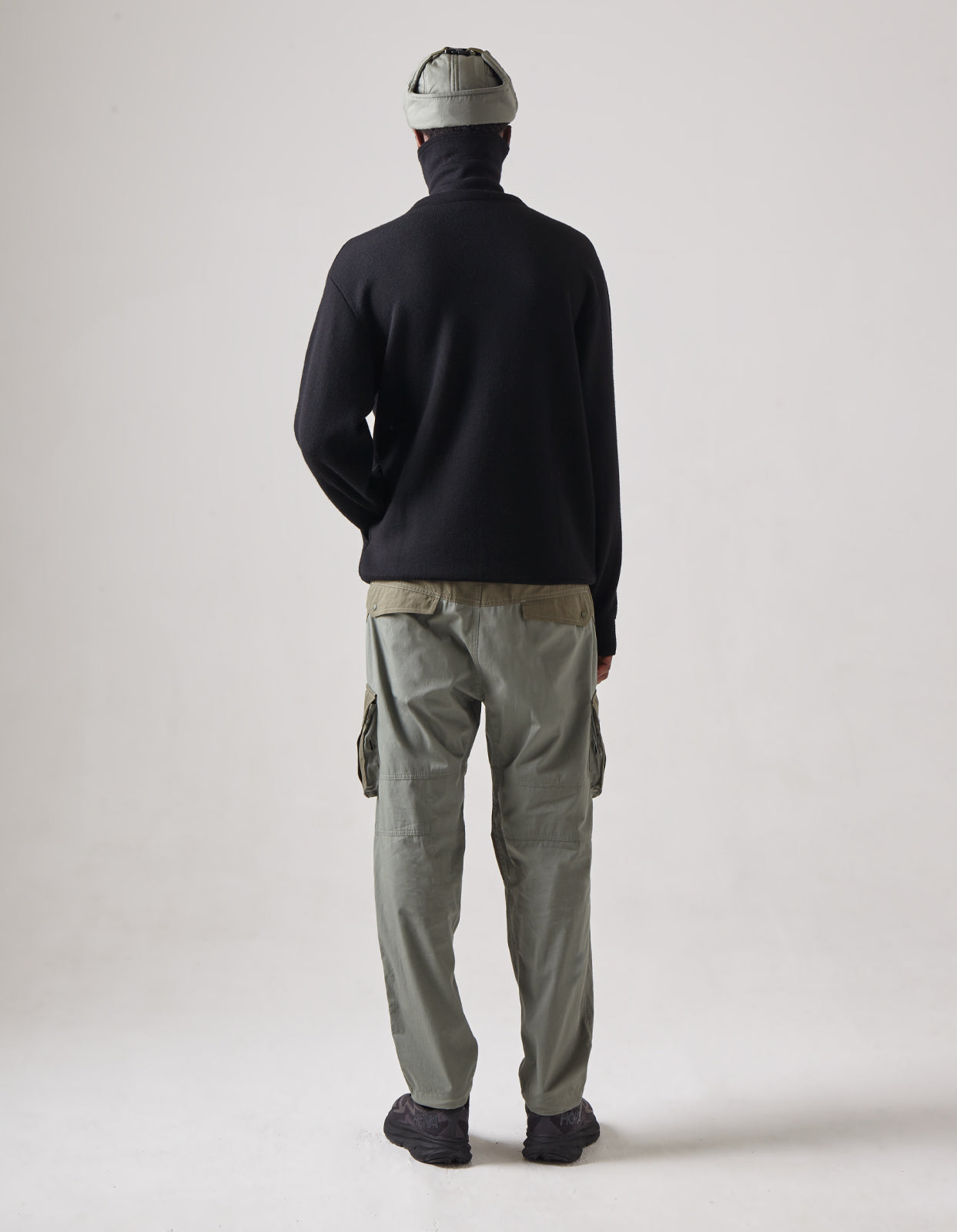 1091 Knitted Shinobi Crew Black