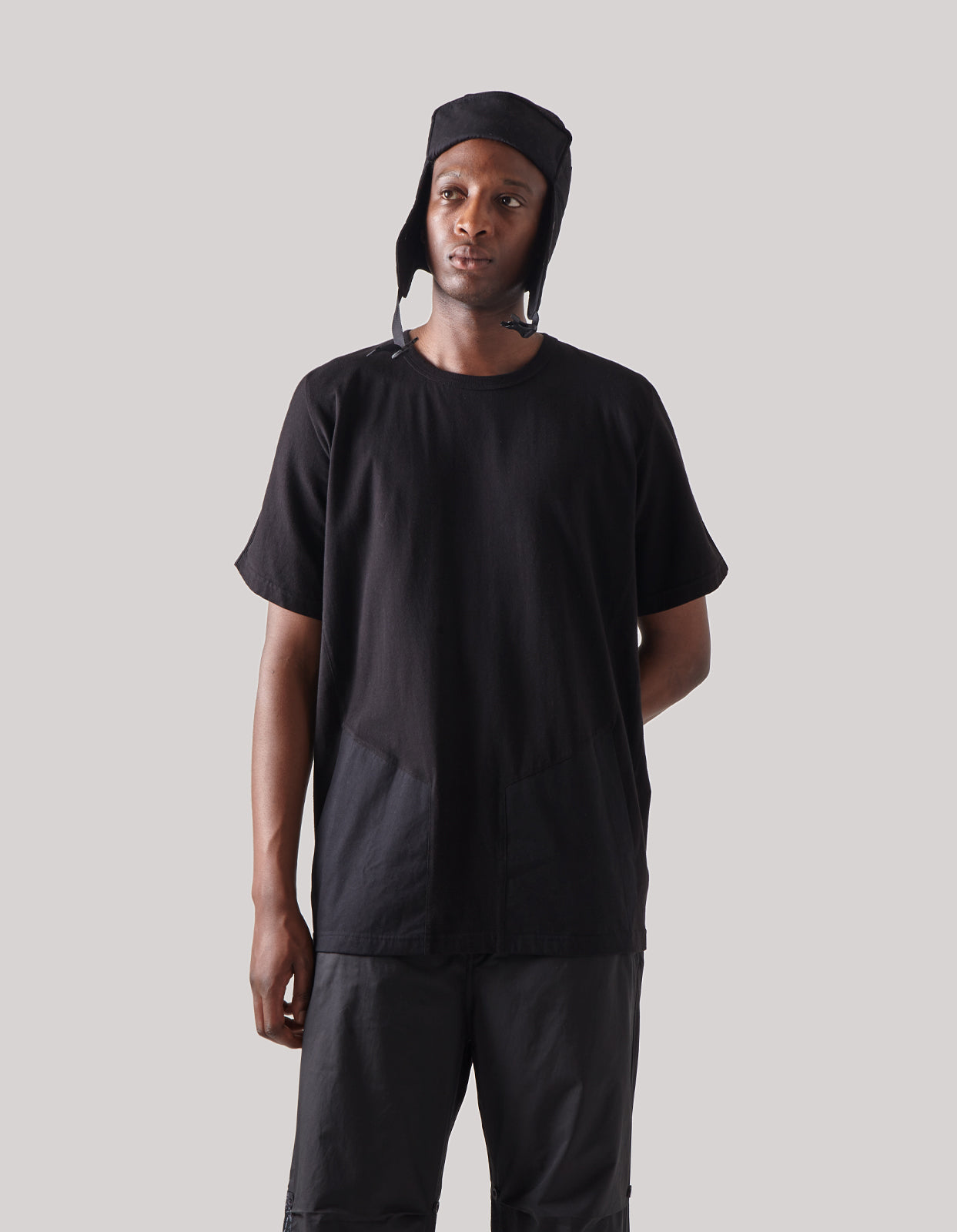 4555 Organic Travel T-Shirt Black/Black