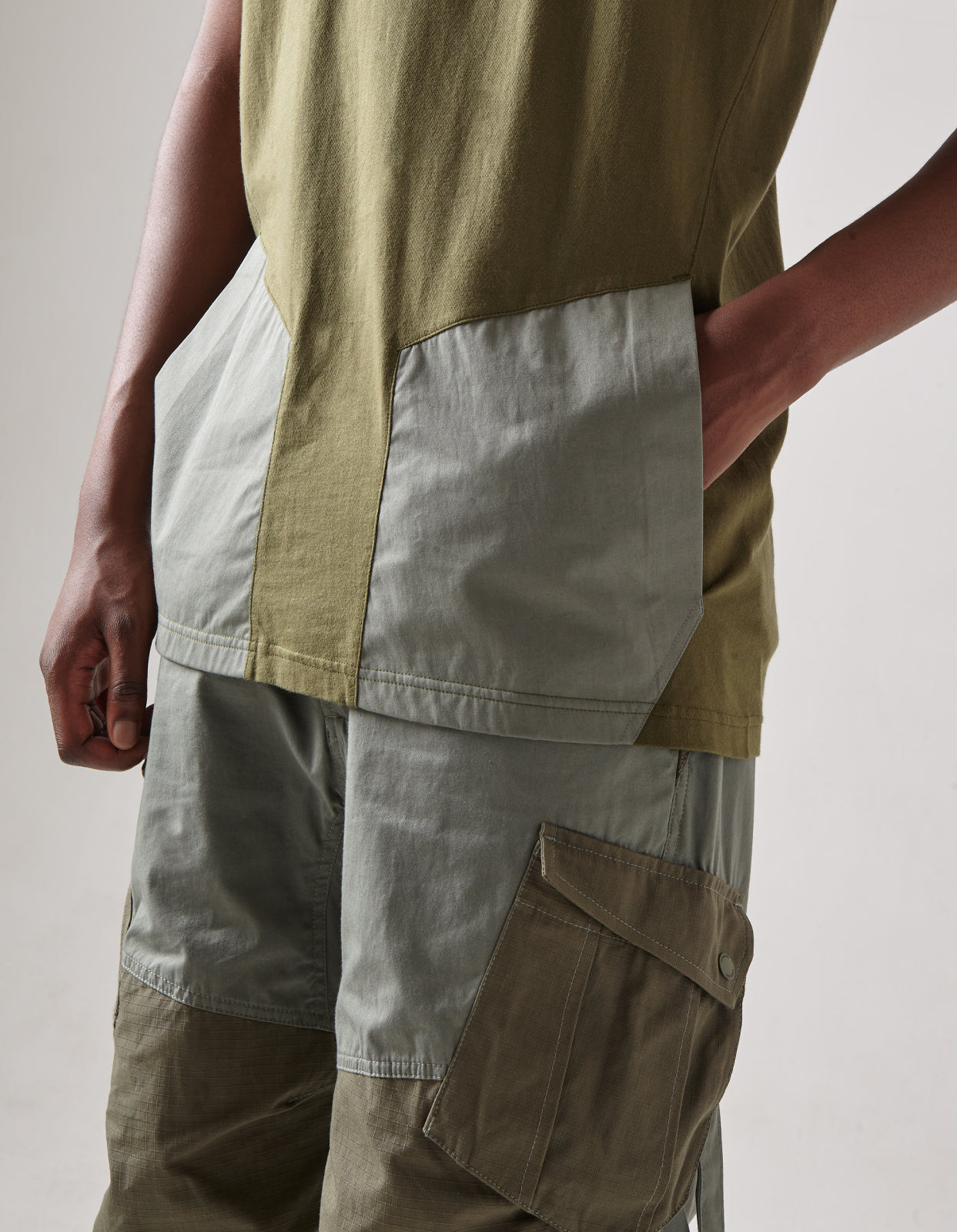 4555 Organic Travel T-Shirt Olive OG-107F/Sage