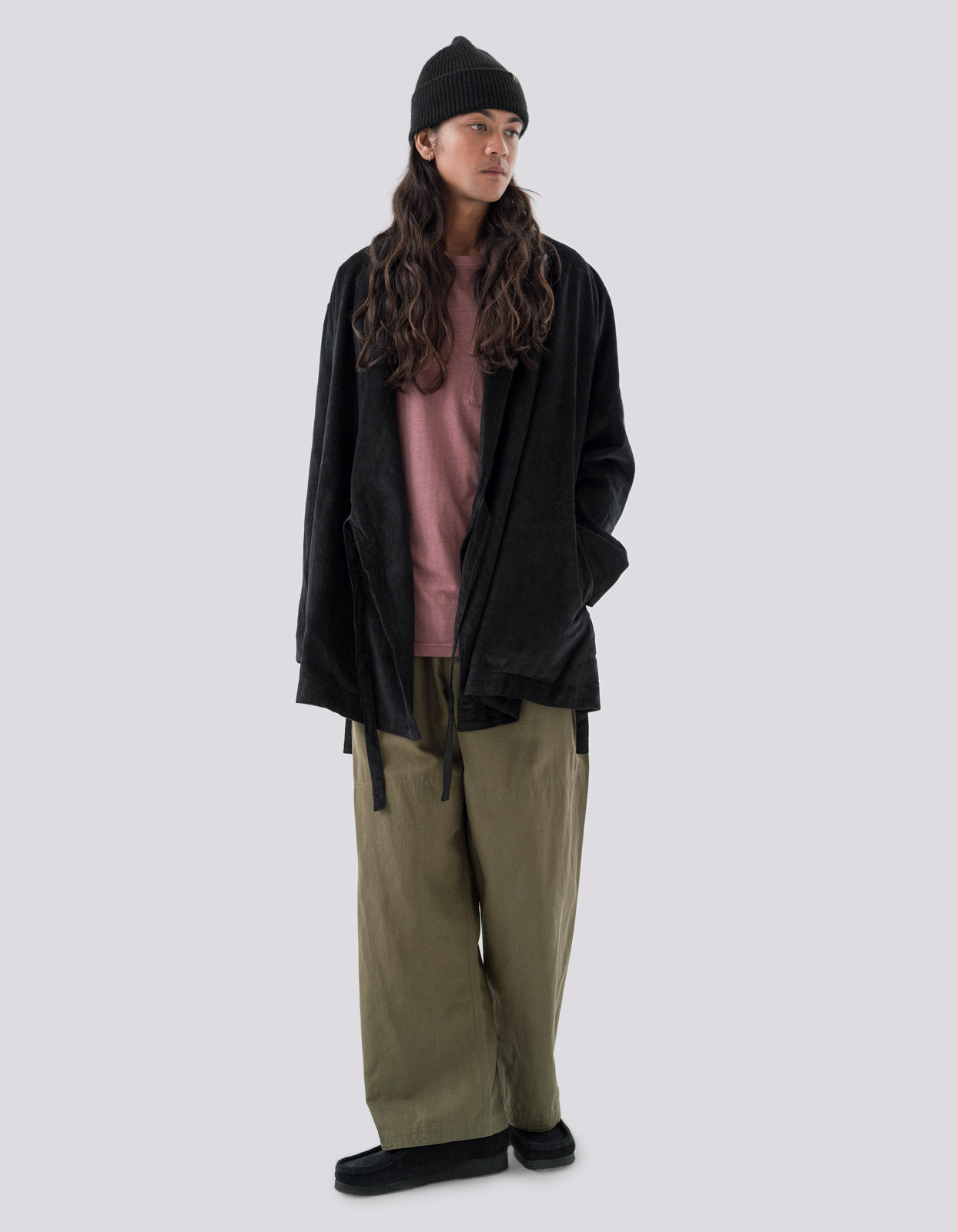 4561 Hemp Hikeshi Work Track Pants Olive OG-107F