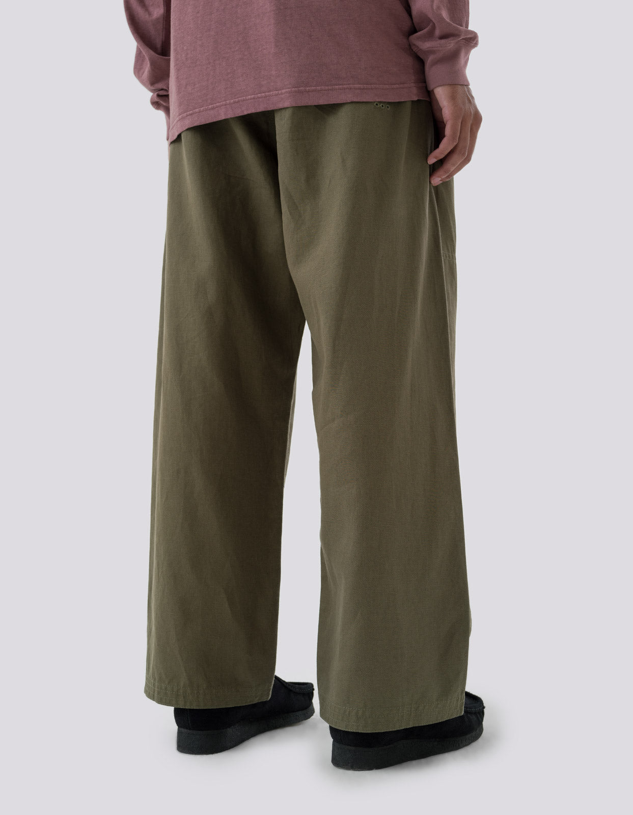 4561 Hemp Hikeshi Work Track Pants Olive OG-107F