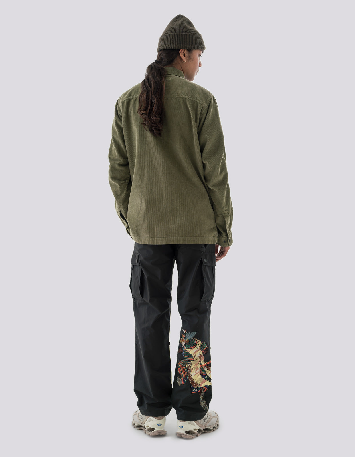 4566 Hemp Cord Utility Shirt Olive OG-107F