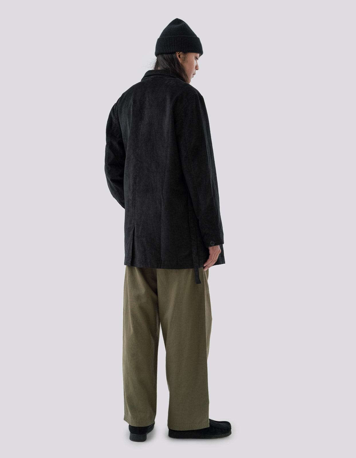 4567 Hemp Cord Kimono Blazer Black