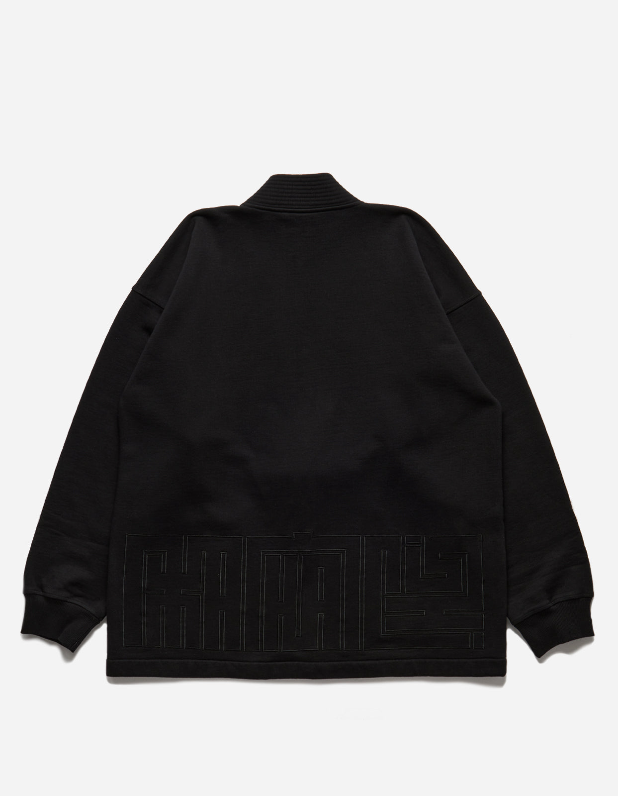 4574 Hikeshi Sweat Kimono Black