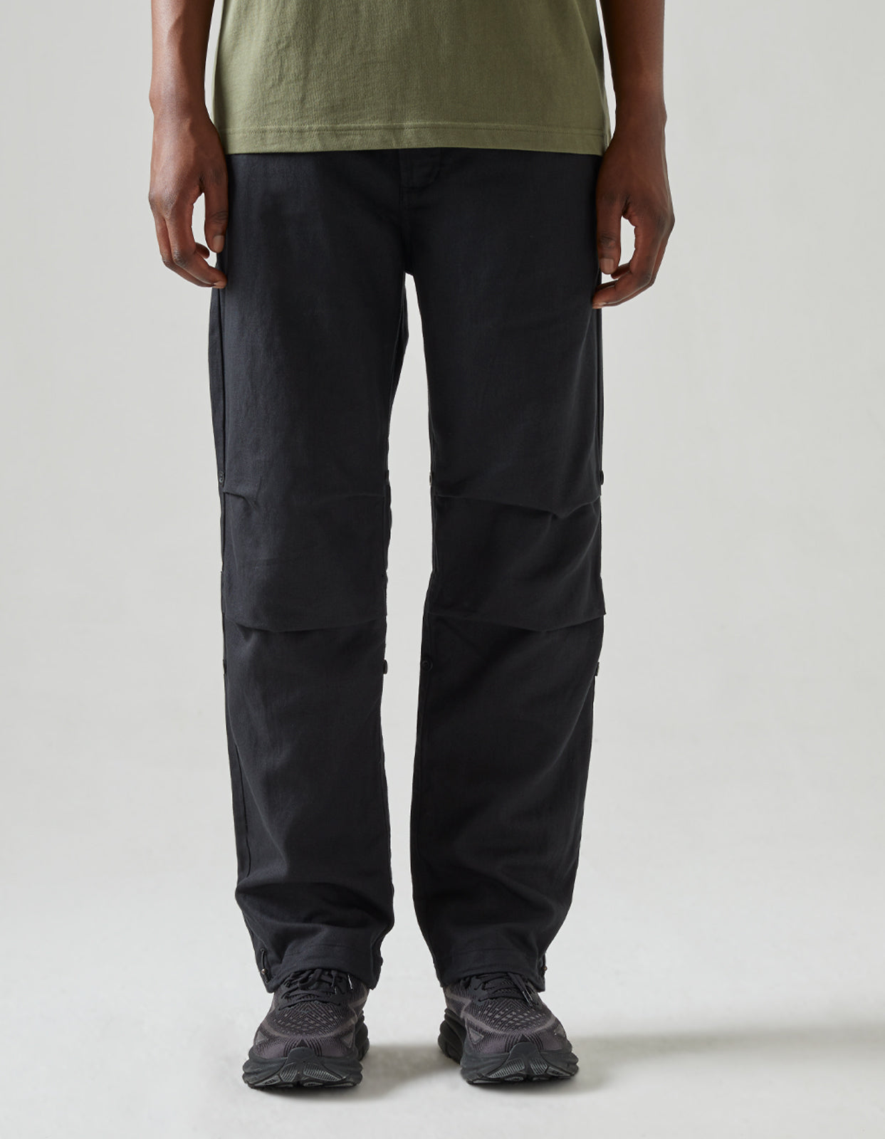4581 Tiger Embroidered Straight Snopants® Black