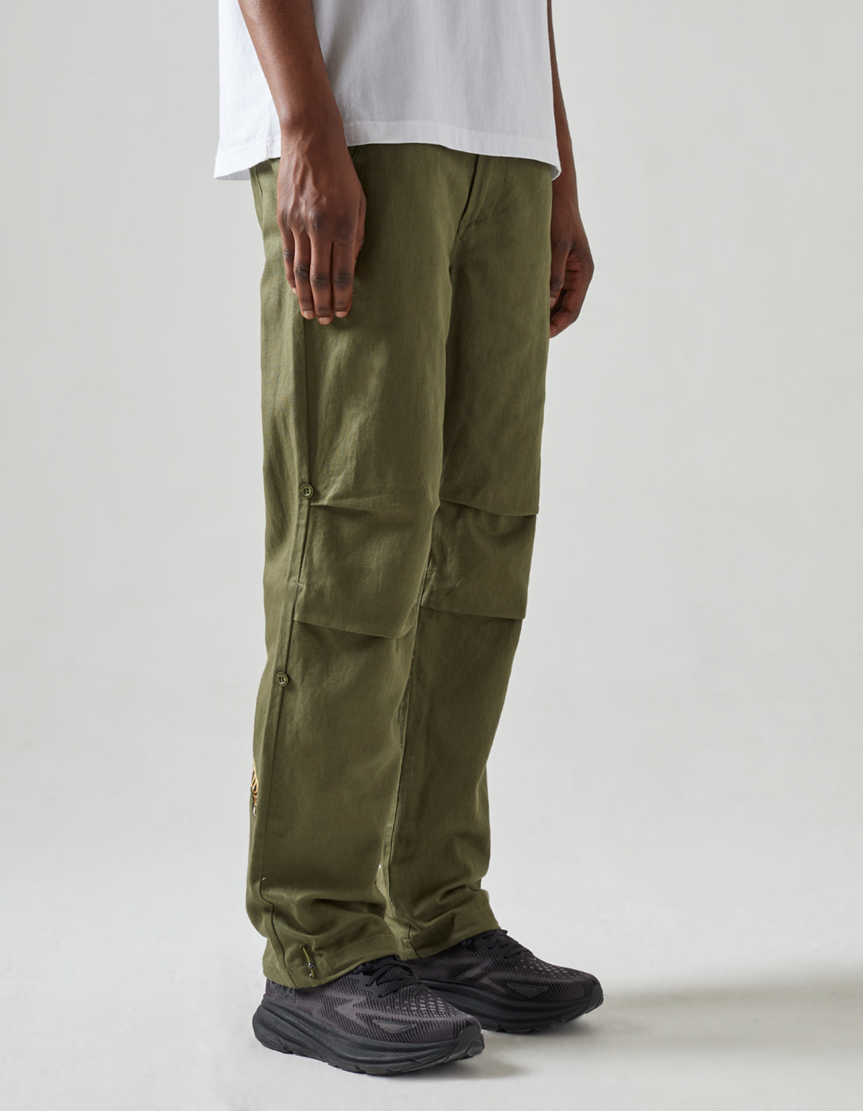 4581 Tiger Embroidered Straight Snopants® Olive OG-107F