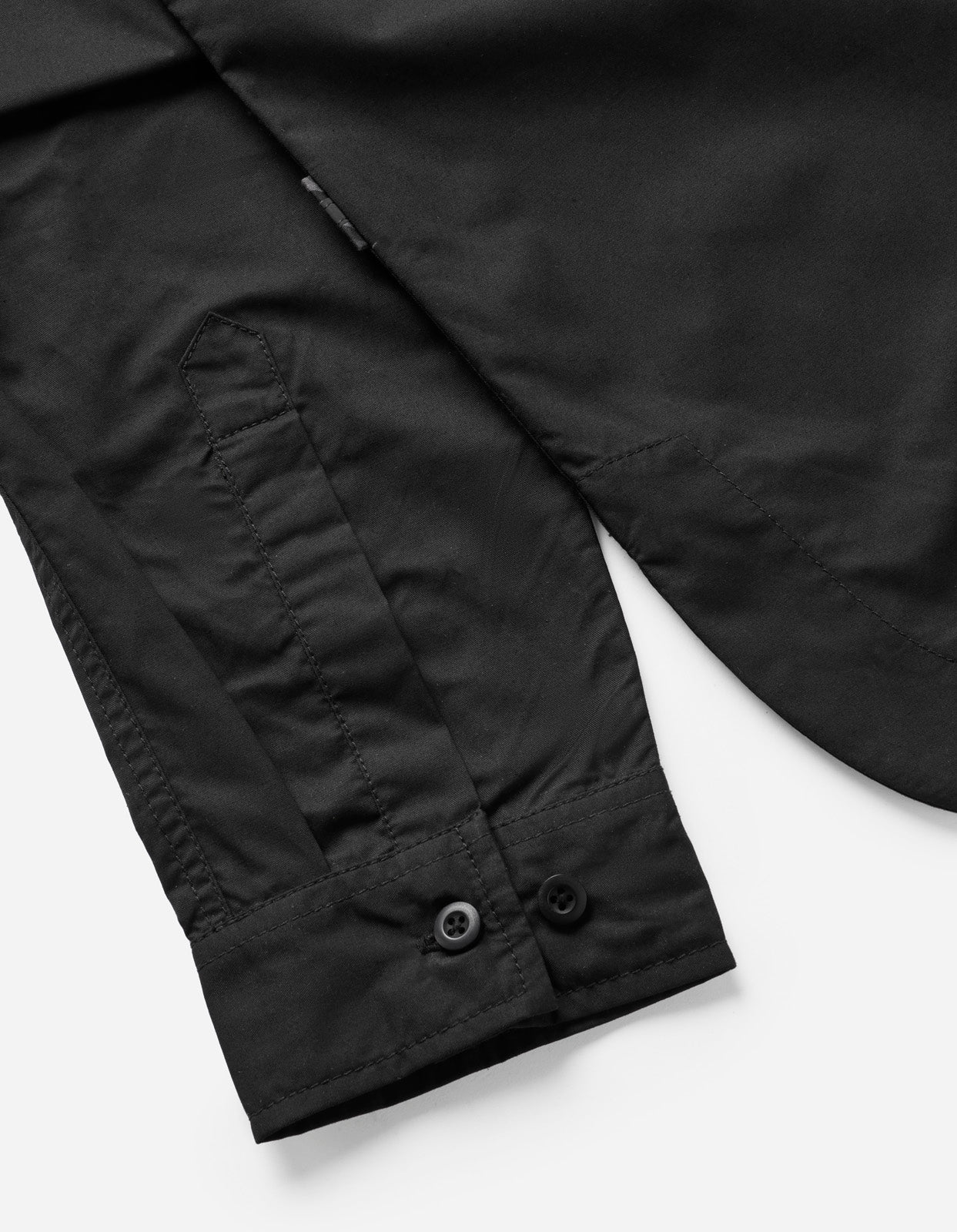 4585 Stand Collar Shirt Black
