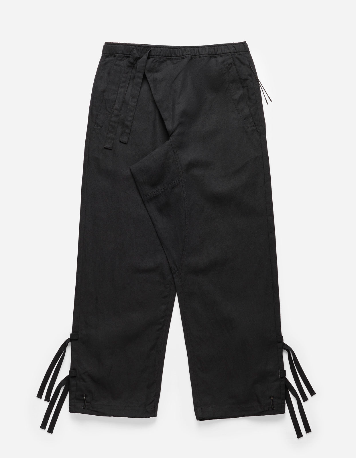 4590 Shinobi Hemp Track Pants Black
