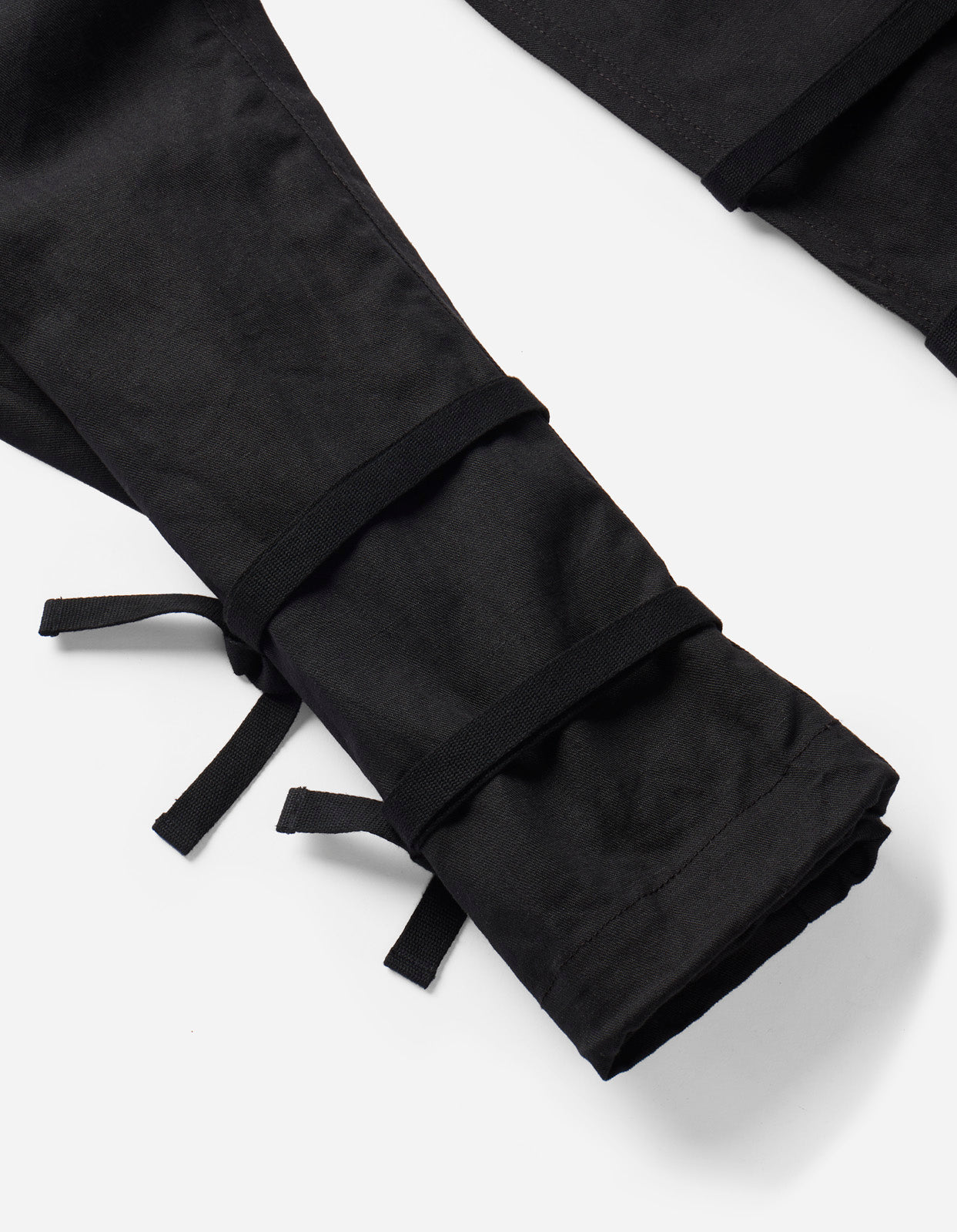 4590 Shinobi Hemp Track Pants Black