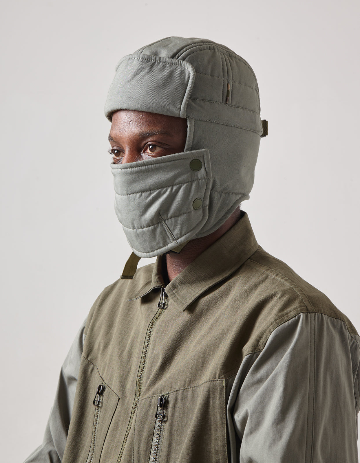 4593 Cordura® Padded Aviator Hat Sage