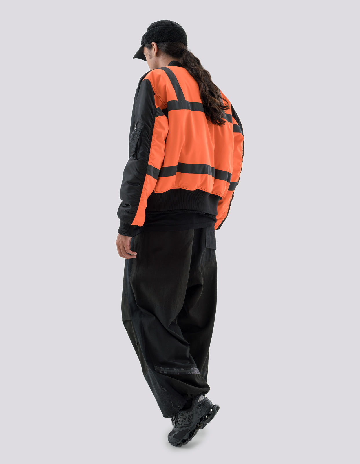 4557 Patchwork Oversized Snopants® Black