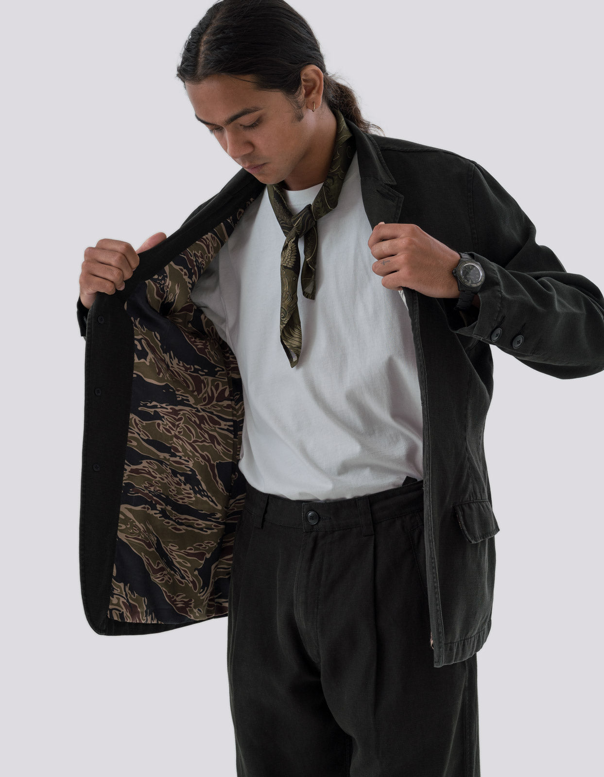 4603 Hemp U.S. Blazer Black