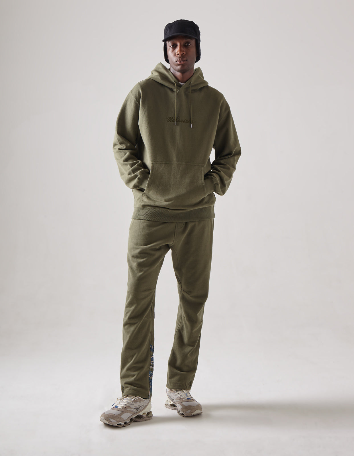 4543 Duelling Dragons Sweatpants Olive OG-107F