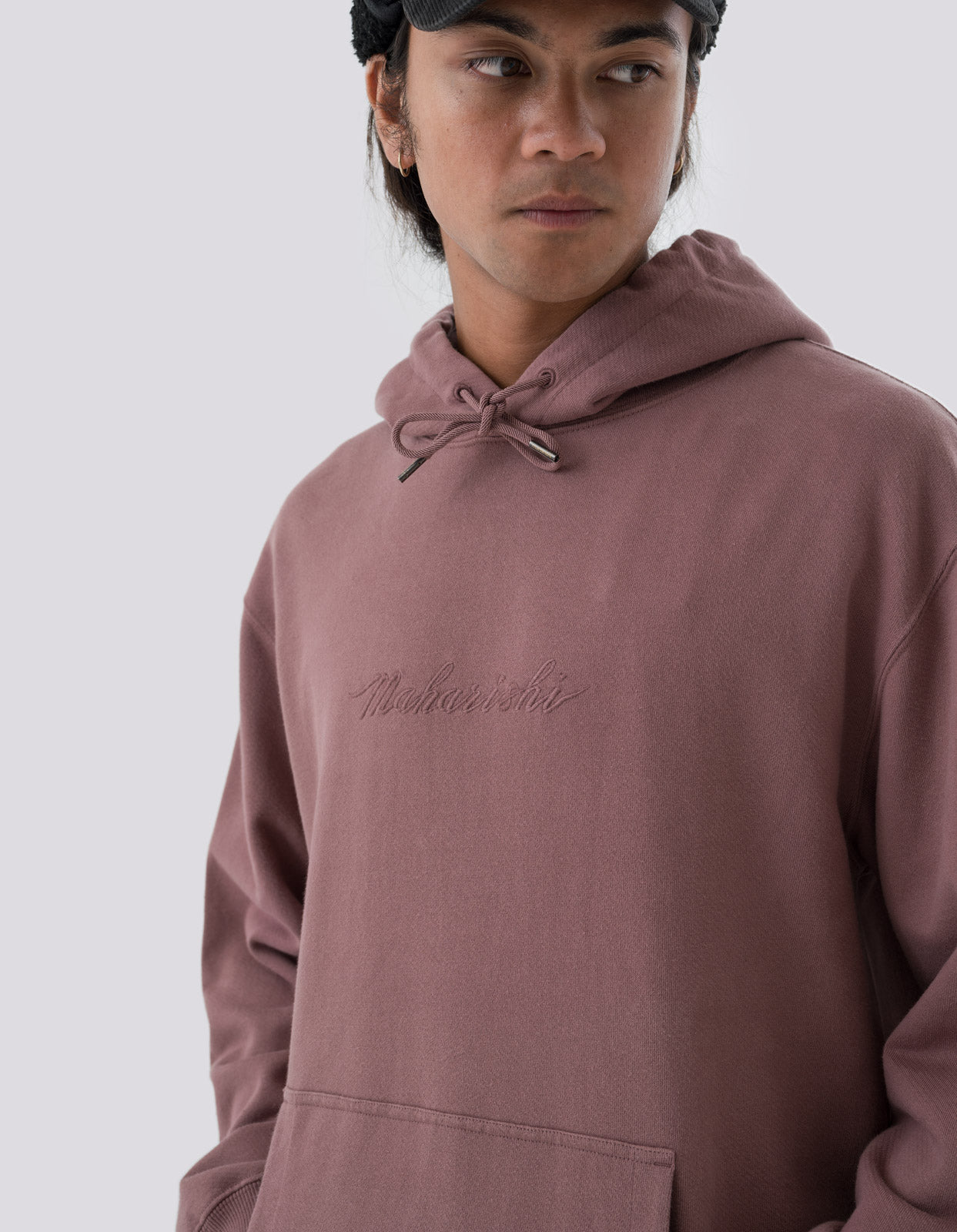 4622 Maharishi Organic Hooded Sweat Murasaki Purple