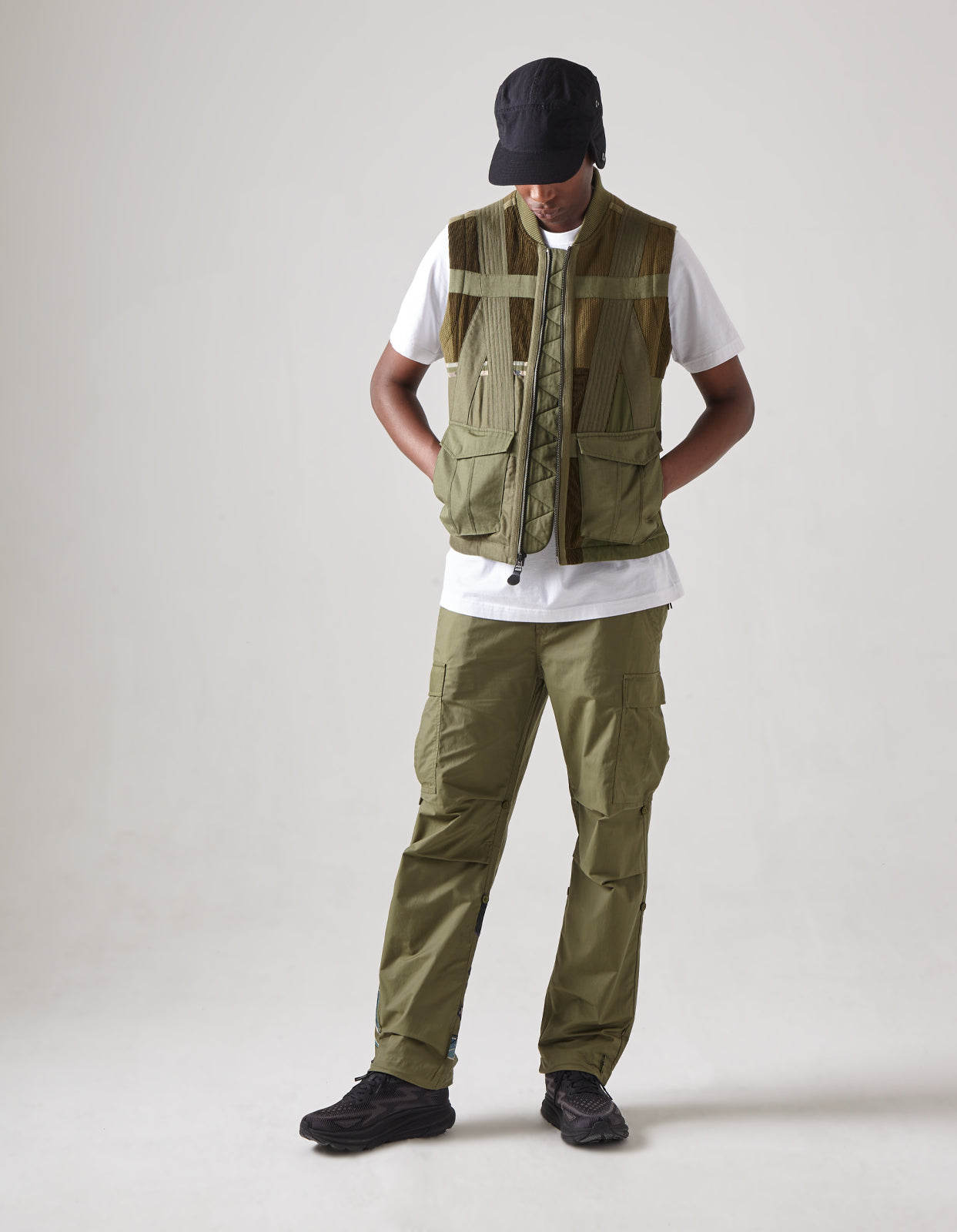 4624 Sue-Ryu Straight Cargo Snopants® Olive OG-107F