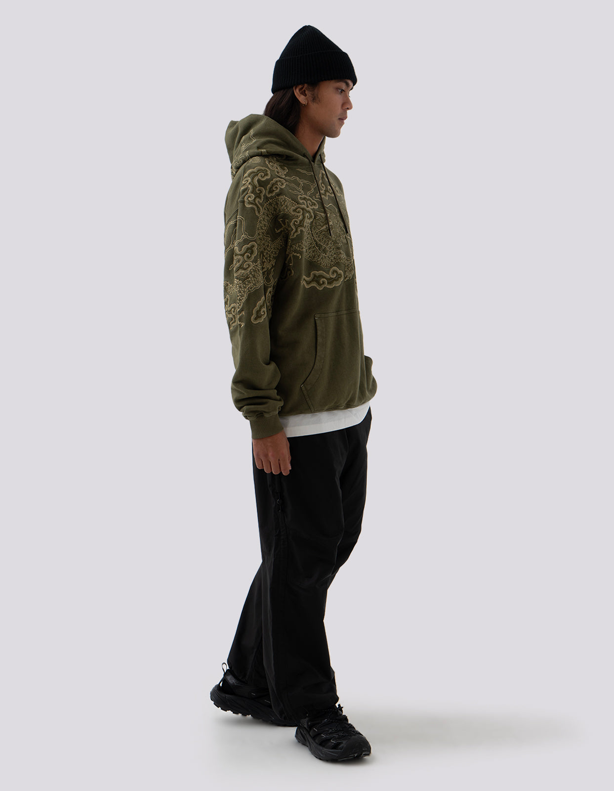 5014 30th Anniversary Hooded Sweat Olive