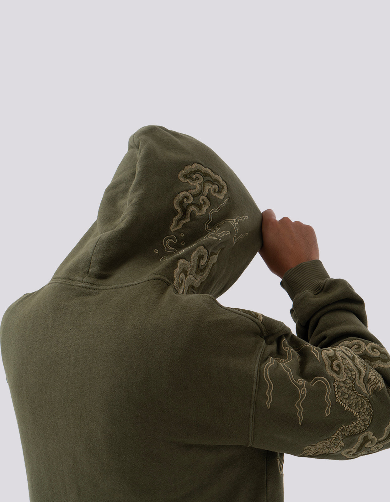 5014 30th Anniversary Hooded Sweat Olive