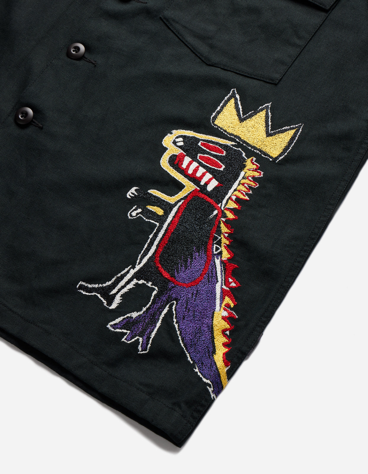 5124 Pez Dispenser Mill Shirt · Maharishi x Jean-Michel Basquiat Black
